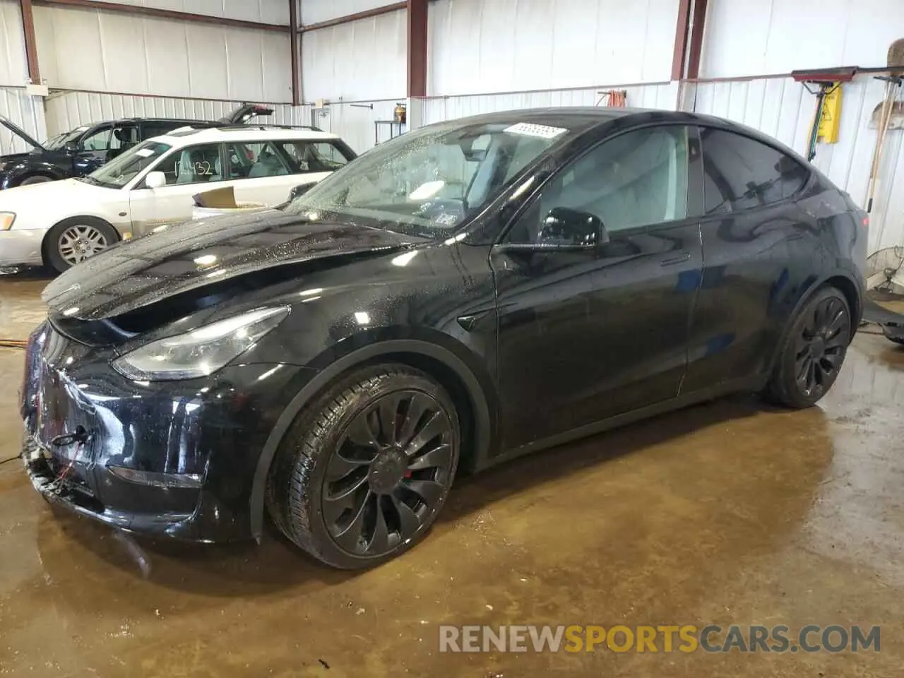 1 Photograph of a damaged car 7SAYGDEF6PF964068 TESLA MODEL Y 2023