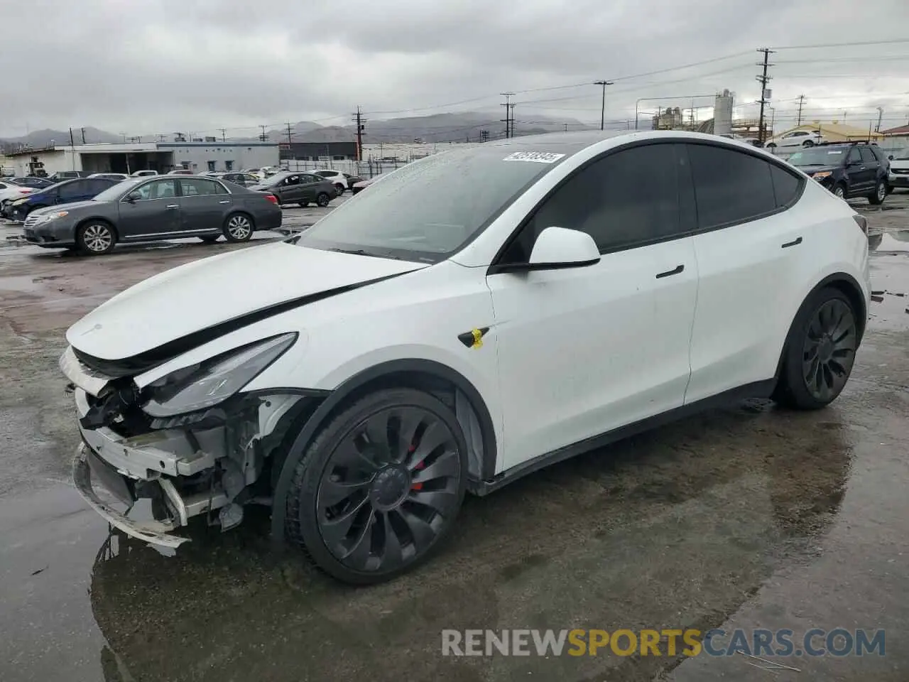 1 Photograph of a damaged car 7SAYGDEF7PF602959 TESLA MODEL Y 2023