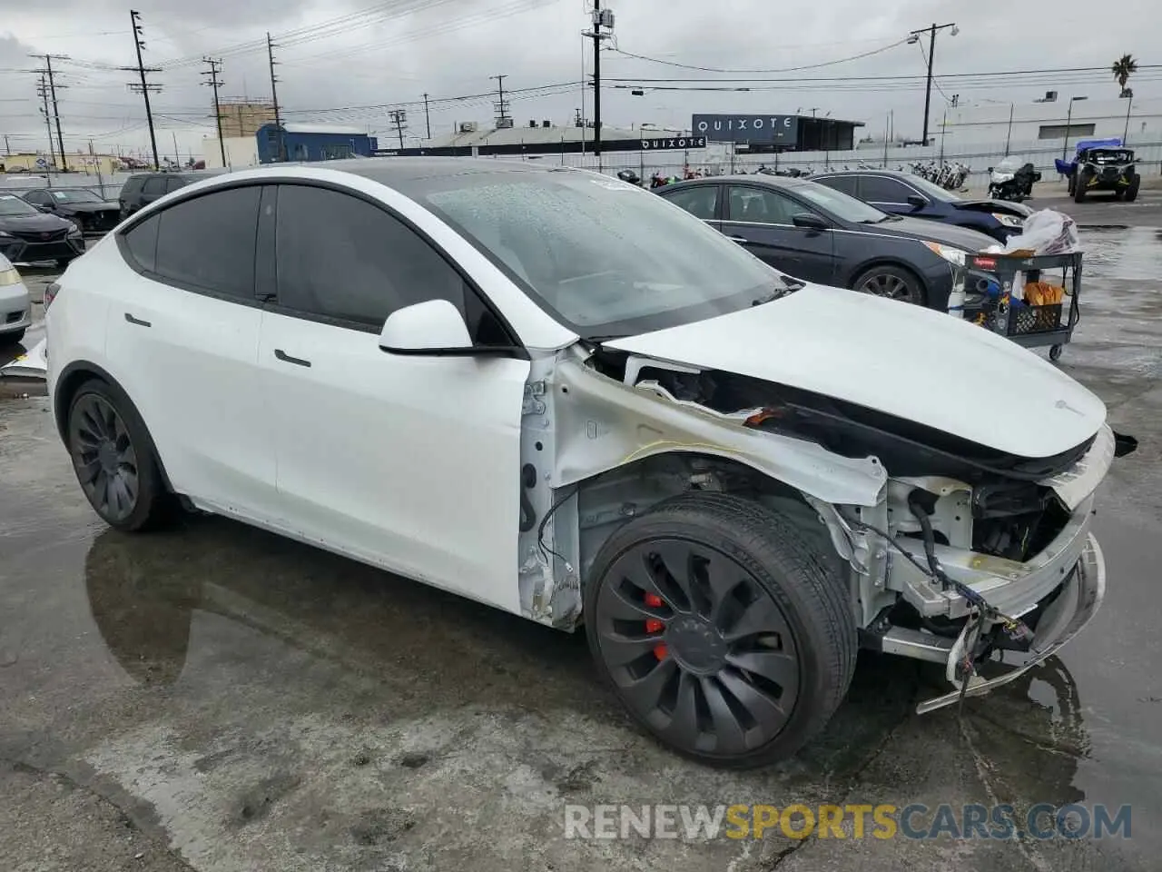 4 Photograph of a damaged car 7SAYGDEF7PF602959 TESLA MODEL Y 2023