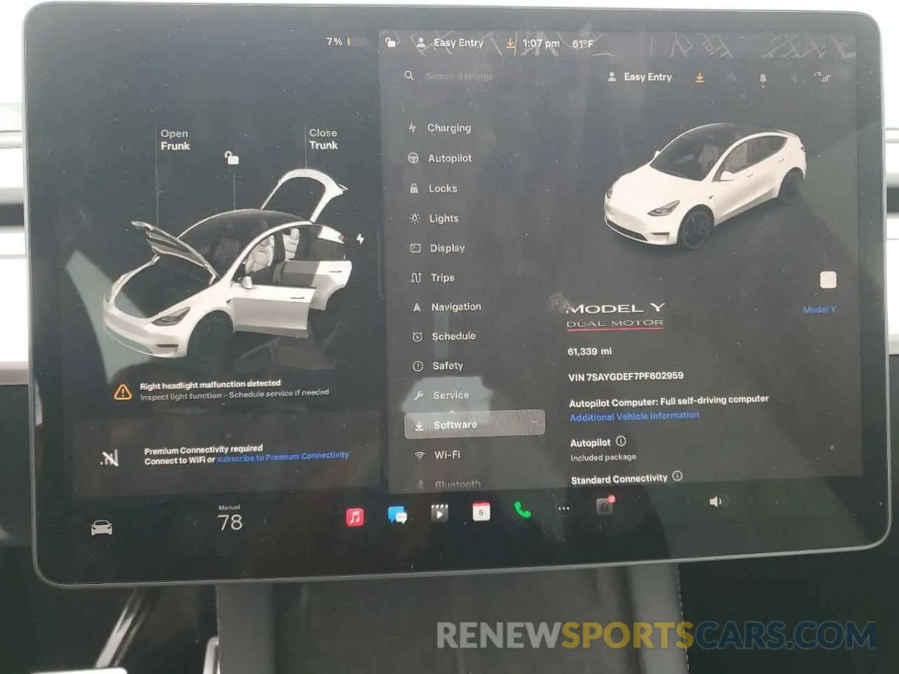 9 Photograph of a damaged car 7SAYGDEF7PF602959 TESLA MODEL Y 2023