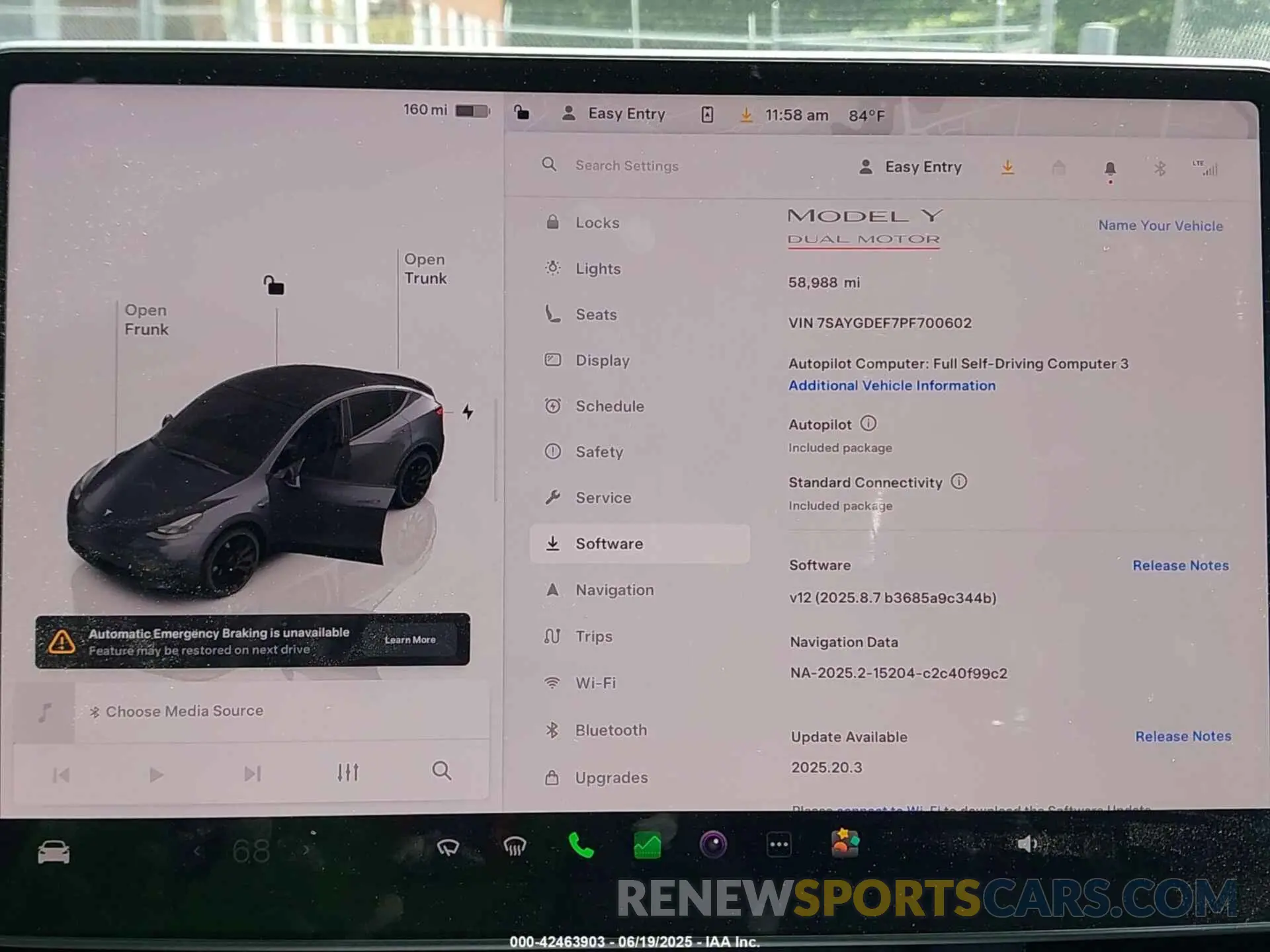 7 Photograph of a damaged car 7SAYGDEF7PF700602 TESLA MODEL Y 2023