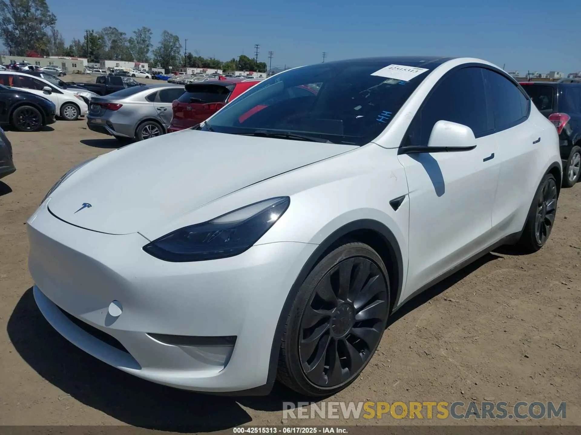 2 Photograph of a damaged car 7SAYGDEF7PF739528 TESLA MODEL Y 2023