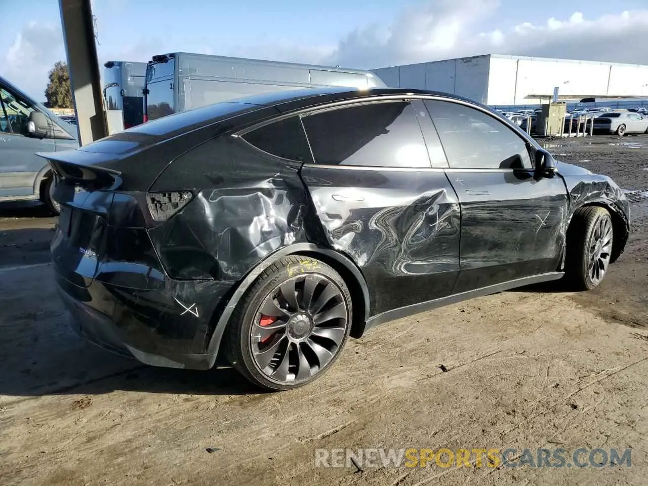 3 Photograph of a damaged car 7SAYGDEF7PF786817 TESLA MODEL Y 2023