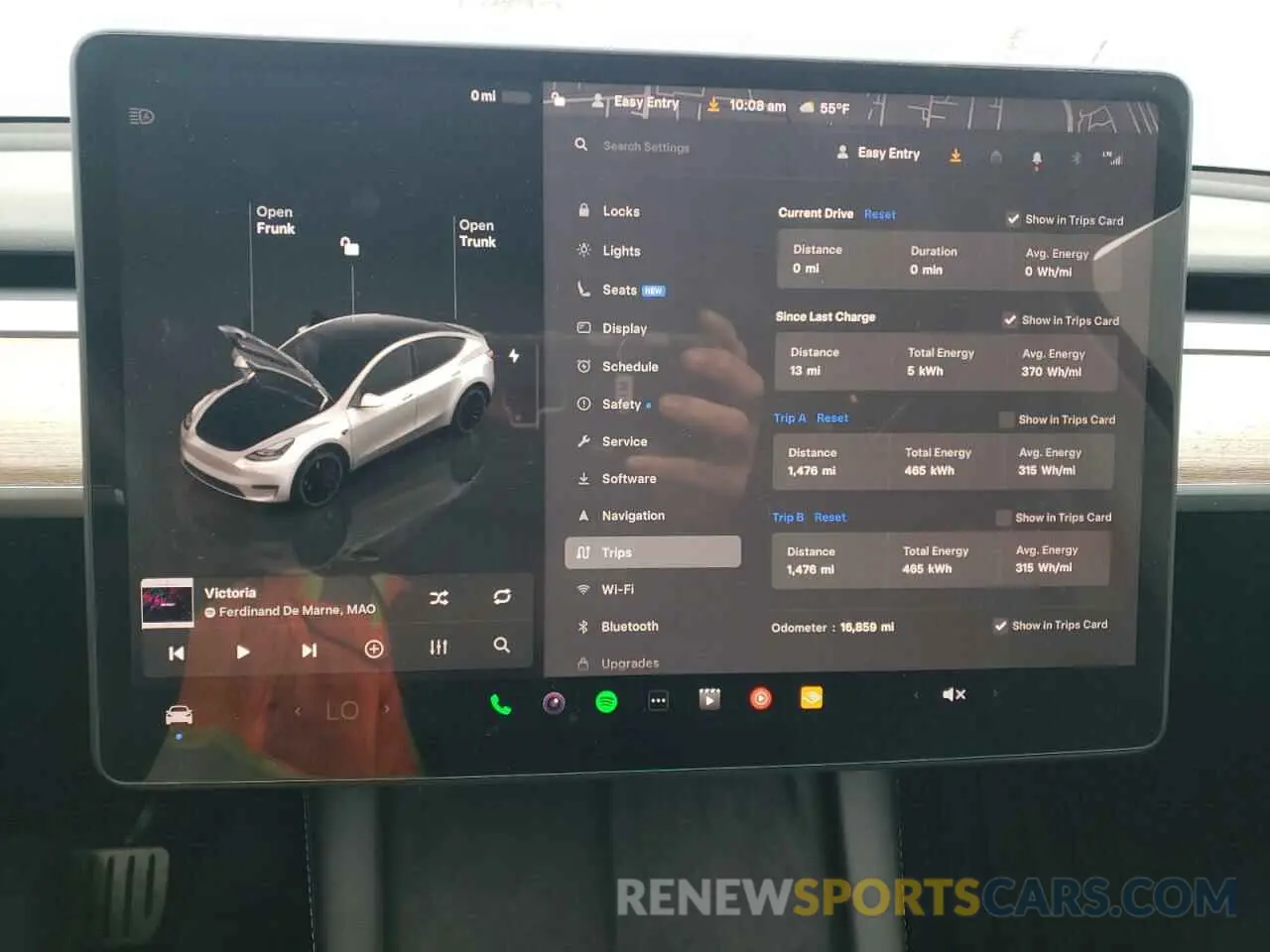 9 Photograph of a damaged car 7SAYGDEF7PF786817 TESLA MODEL Y 2023