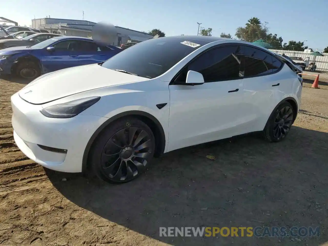 1 Photograph of a damaged car 7SAYGDEF7PF823414 TESLA MODEL Y 2023