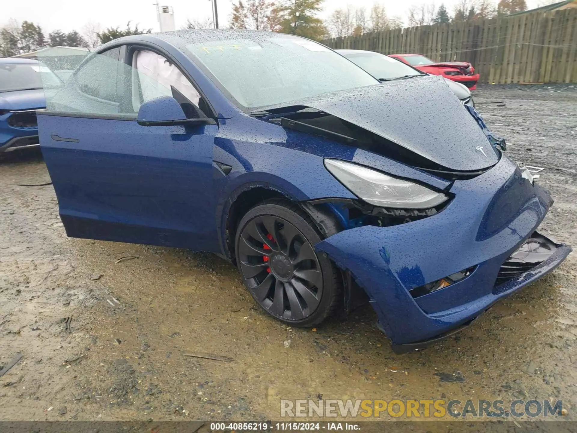 1 Photograph of a damaged car 7SAYGDEF7PF828919 TESLA MODEL Y 2023