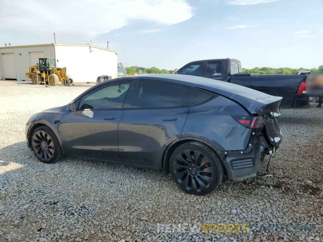 2 Photograph of a damaged car 7SAYGDEF7PF845560 TESLA MODEL Y 2023