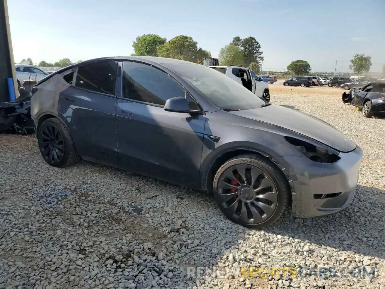 4 Photograph of a damaged car 7SAYGDEF7PF845560 TESLA MODEL Y 2023