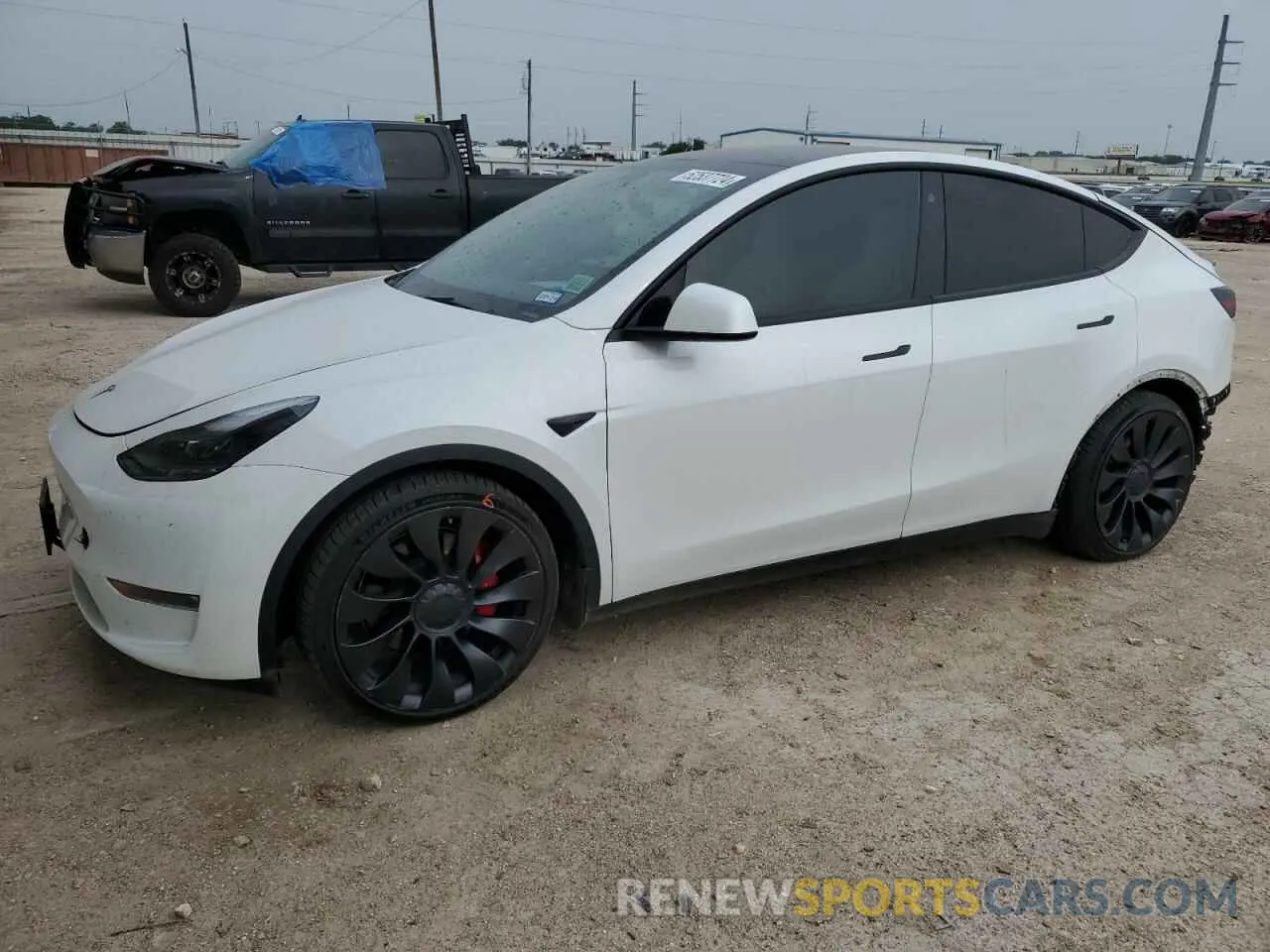 1 Photograph of a damaged car 7SAYGDEF8PF750280 TESLA MODEL Y 2023