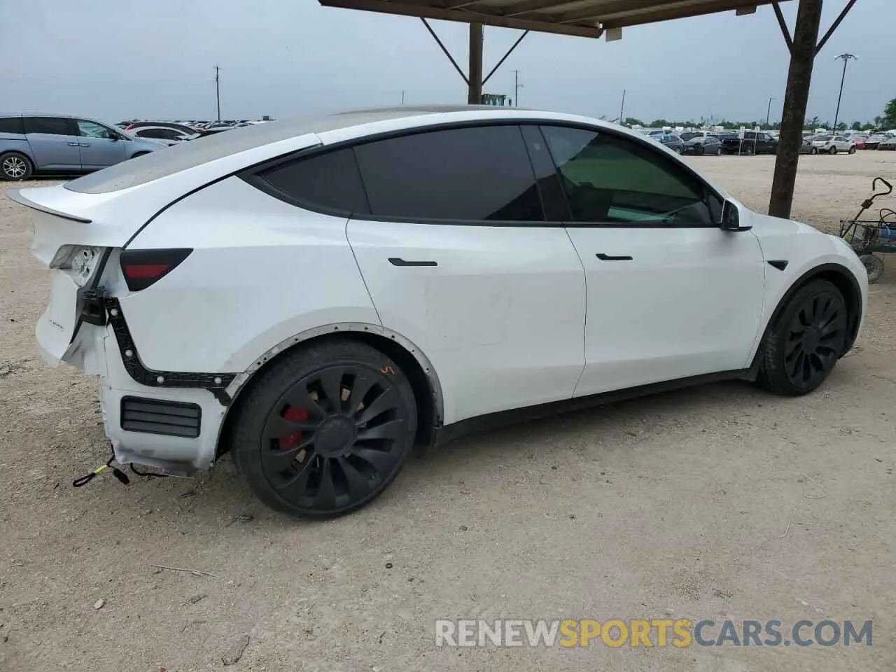 3 Photograph of a damaged car 7SAYGDEF8PF750280 TESLA MODEL Y 2023