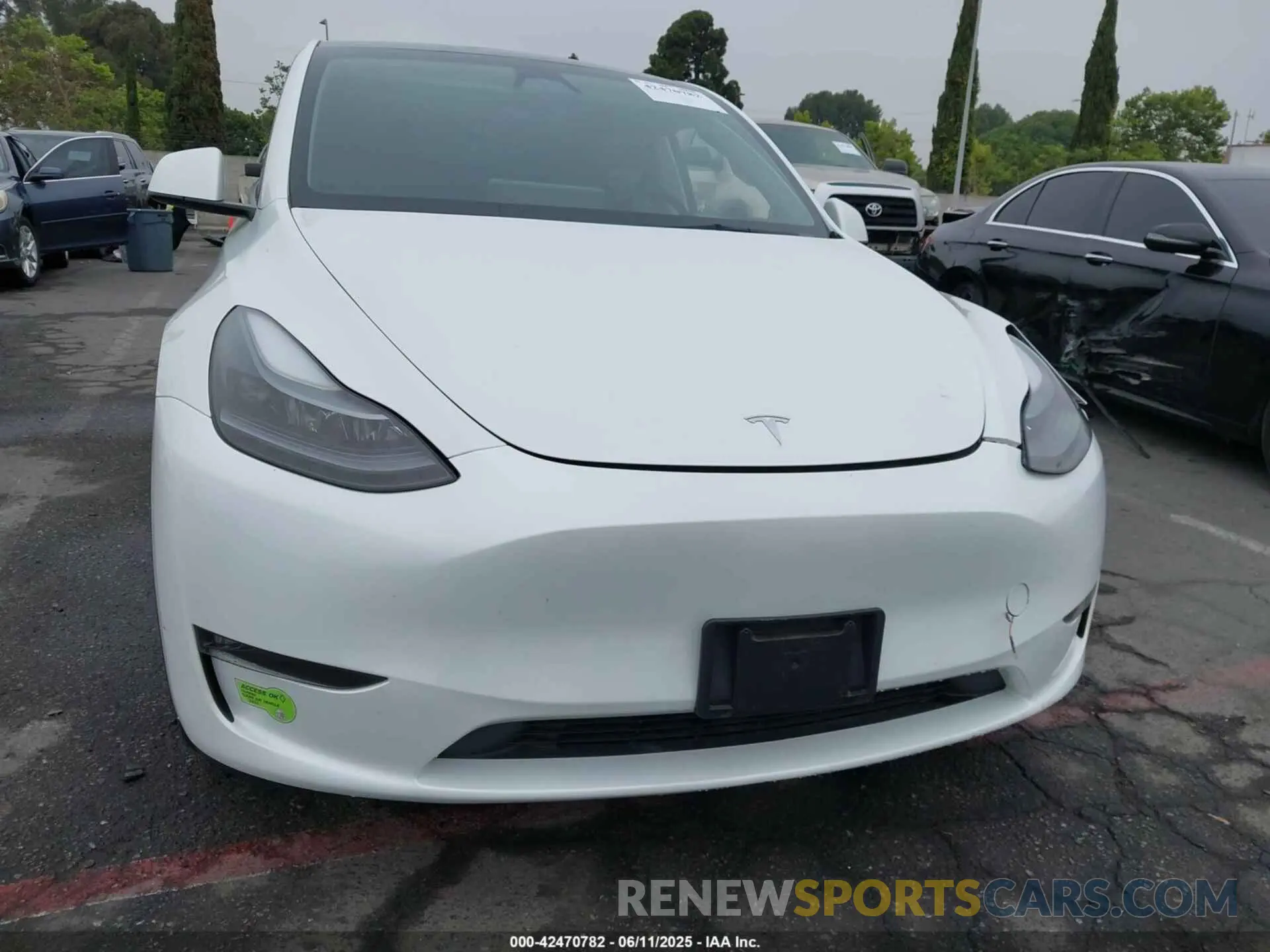 12 Photograph of a damaged car 7SAYGDEF8PF800742 TESLA MODEL Y 2023