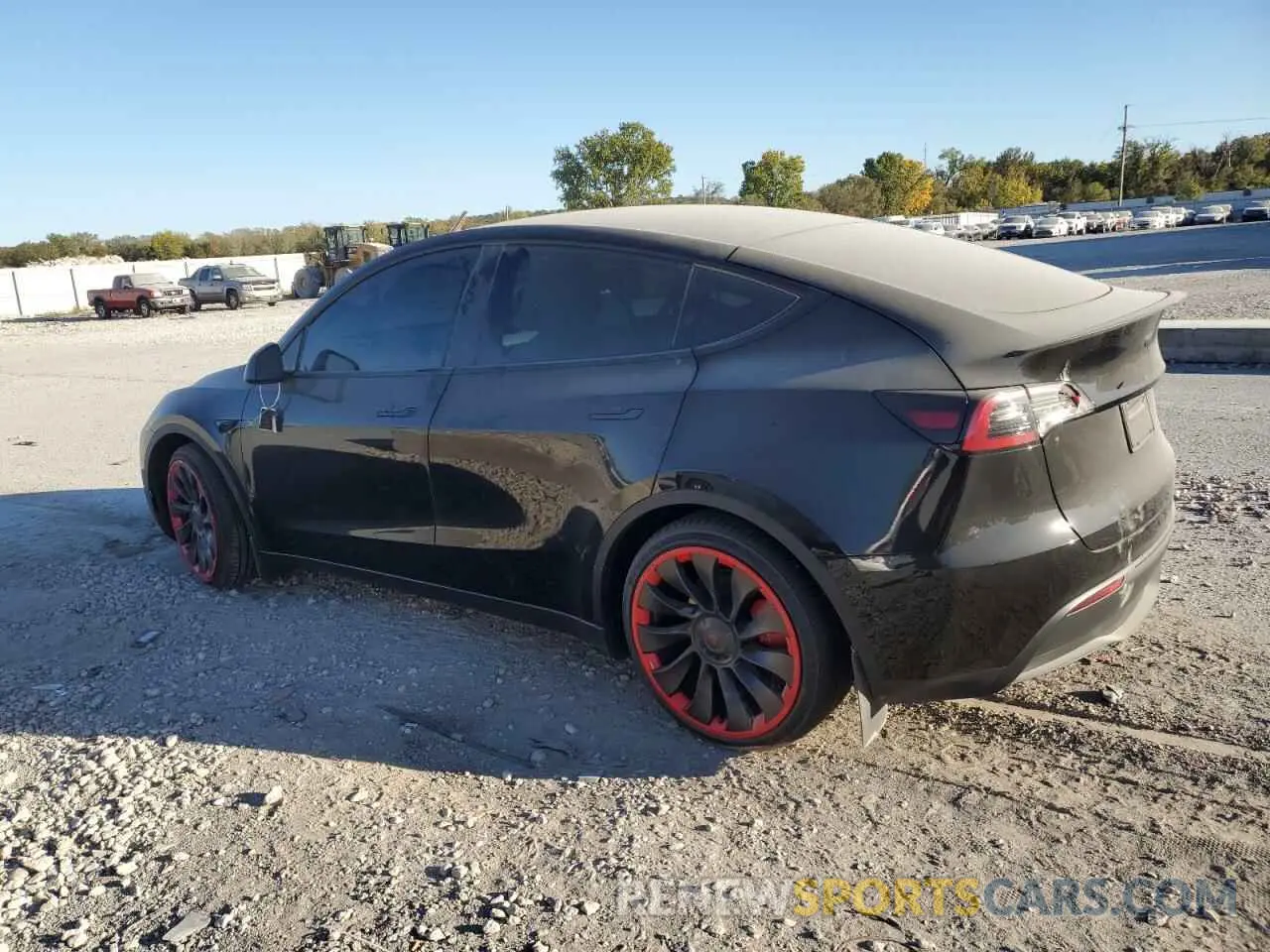 2 Photograph of a damaged car 7SAYGDEF8PF960278 TESLA MODEL Y 2023