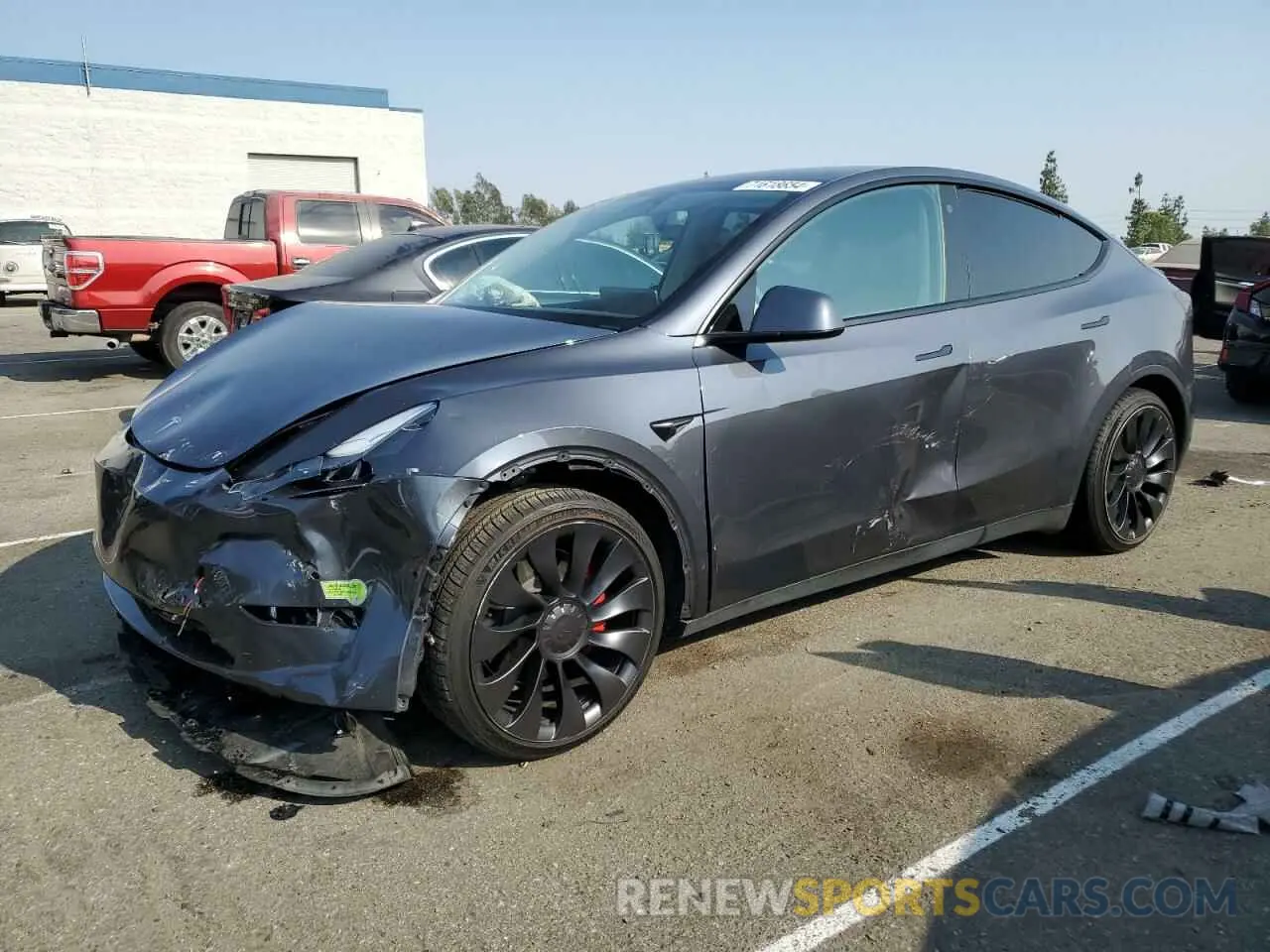 1 Photograph of a damaged car 7SAYGDEF9PF582519 TESLA MODEL Y 2023