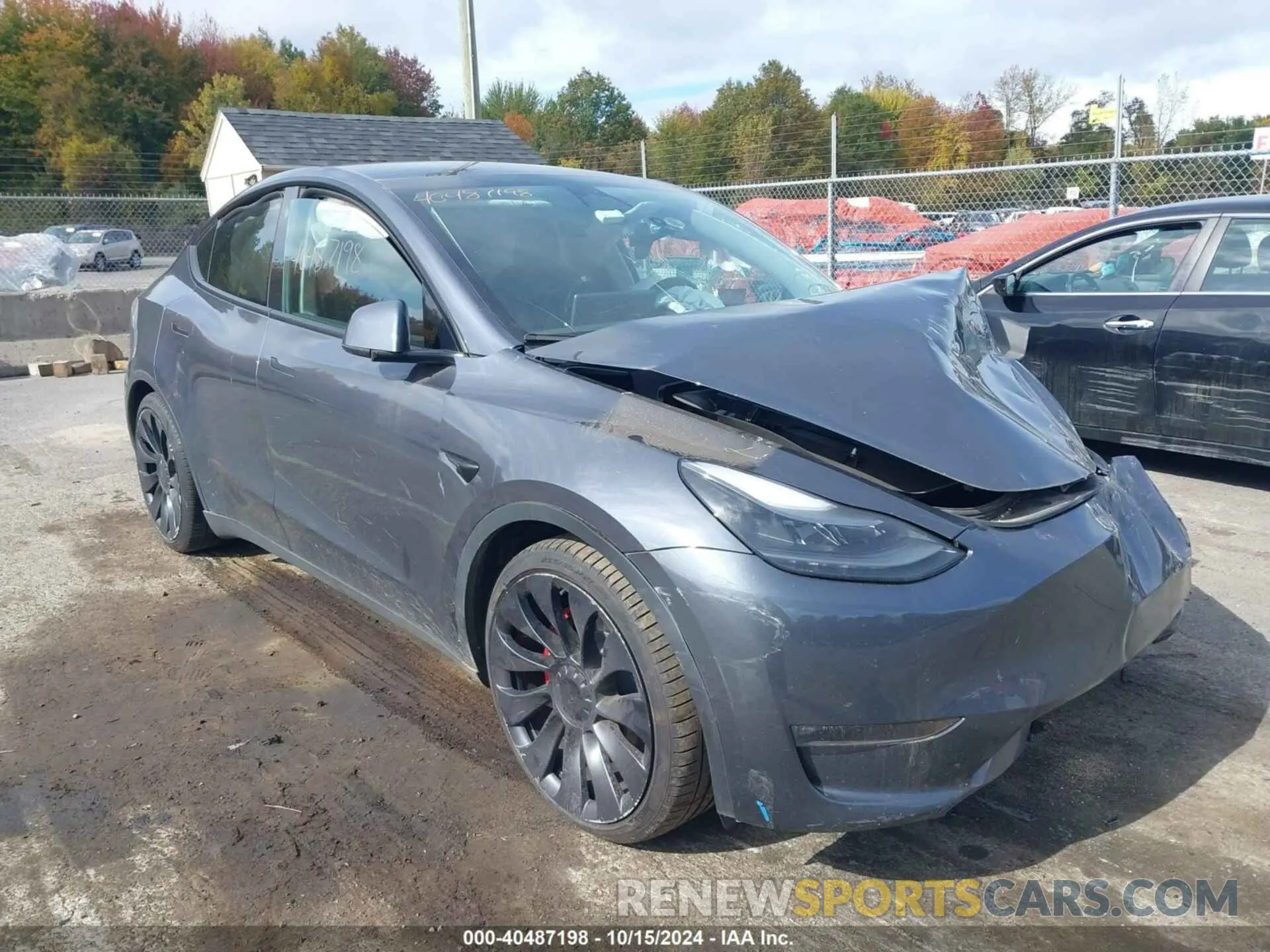 1 Photograph of a damaged car 7SAYGDEF9PF588806 TESLA MODEL Y 2023