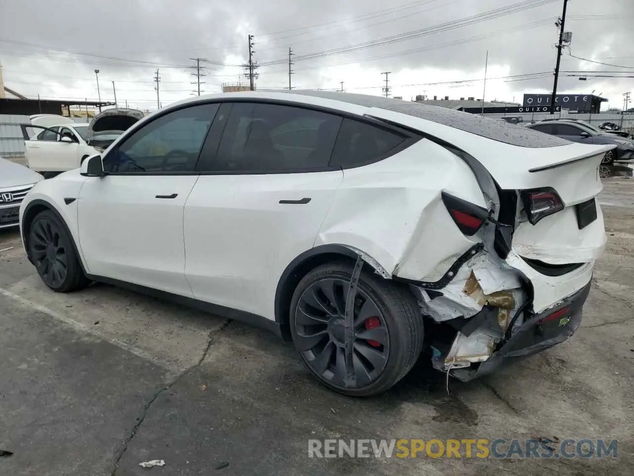 2 Photograph of a damaged car 7SAYGDEF9PF759618 TESLA MODEL Y 2023