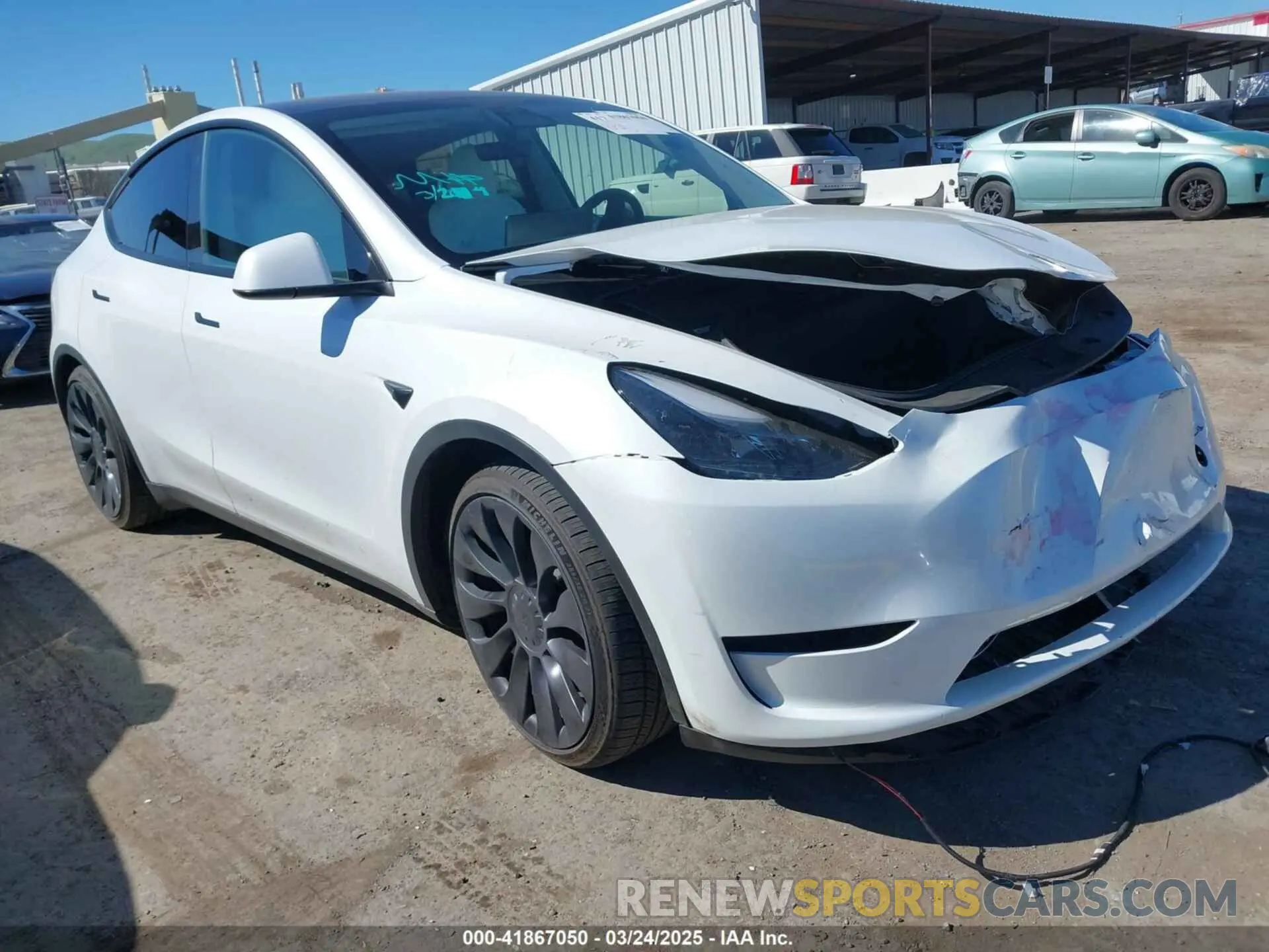 1 Photograph of a damaged car 7SAYGDEF9PF787497 TESLA MODEL Y 2023