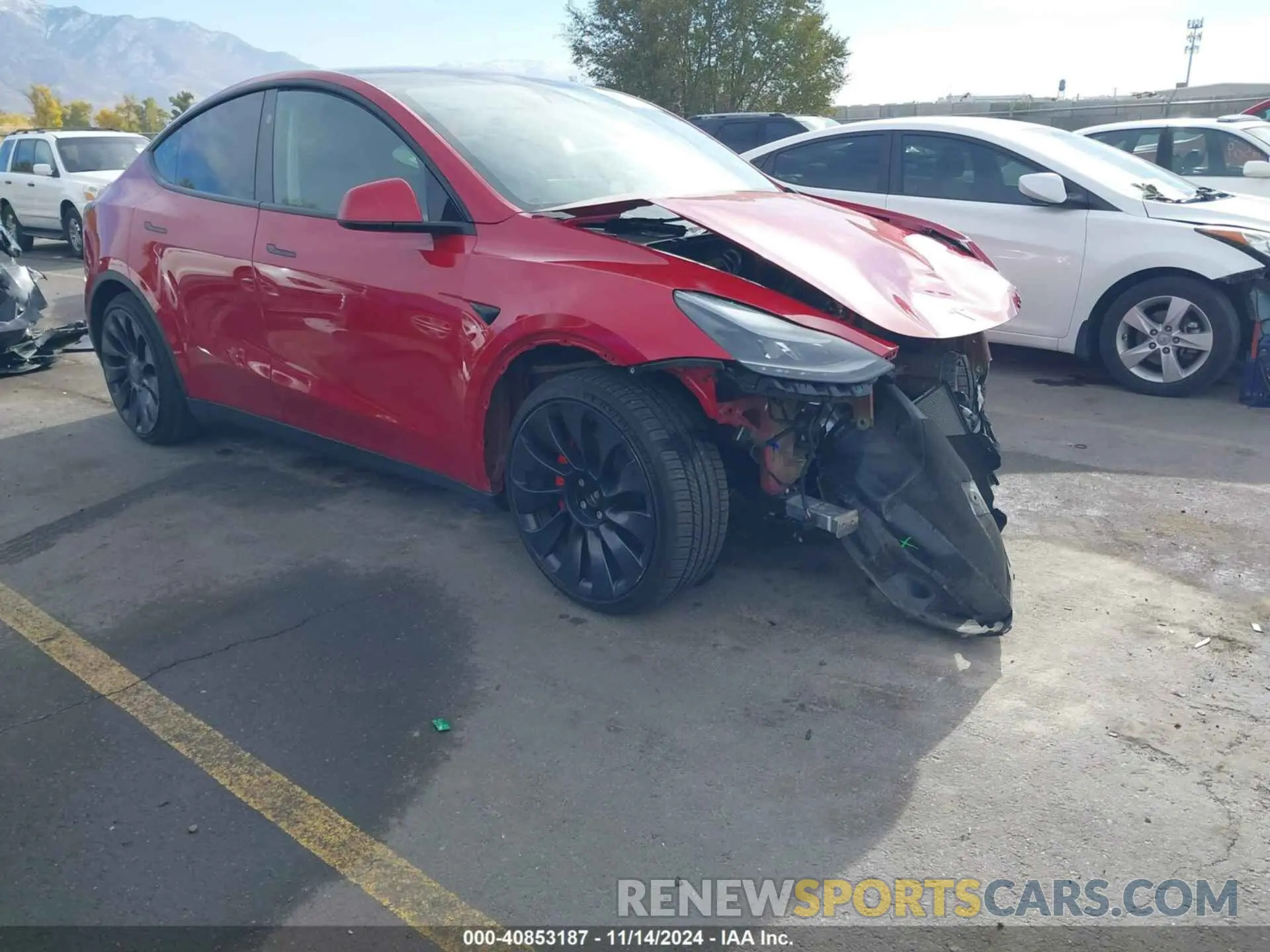 1 Photograph of a damaged car 7SAYGDEF9PF797155 TESLA MODEL Y 2023