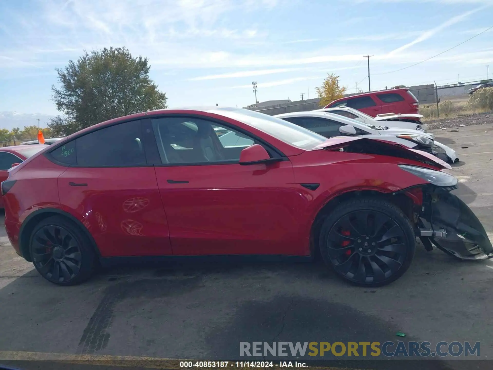 14 Photograph of a damaged car 7SAYGDEF9PF797155 TESLA MODEL Y 2023