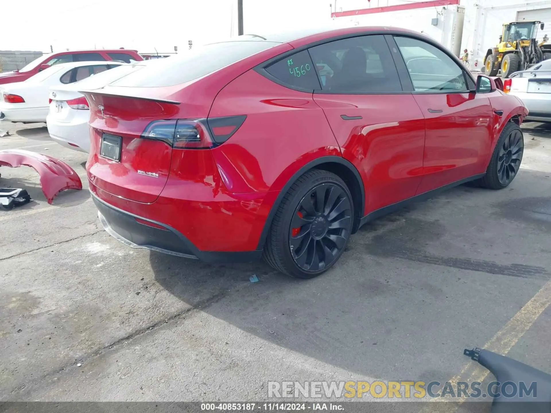 4 Photograph of a damaged car 7SAYGDEF9PF797155 TESLA MODEL Y 2023