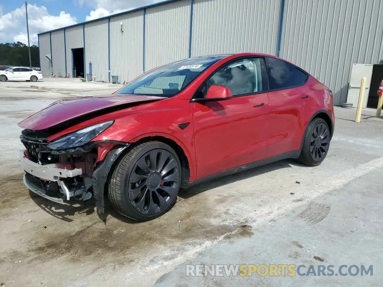 1 Photograph of a damaged car 7SAYGDEF9PF829988 TESLA MODEL Y 2023