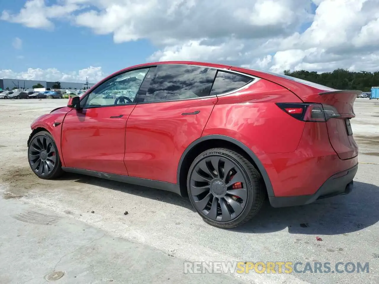 2 Photograph of a damaged car 7SAYGDEF9PF829988 TESLA MODEL Y 2023