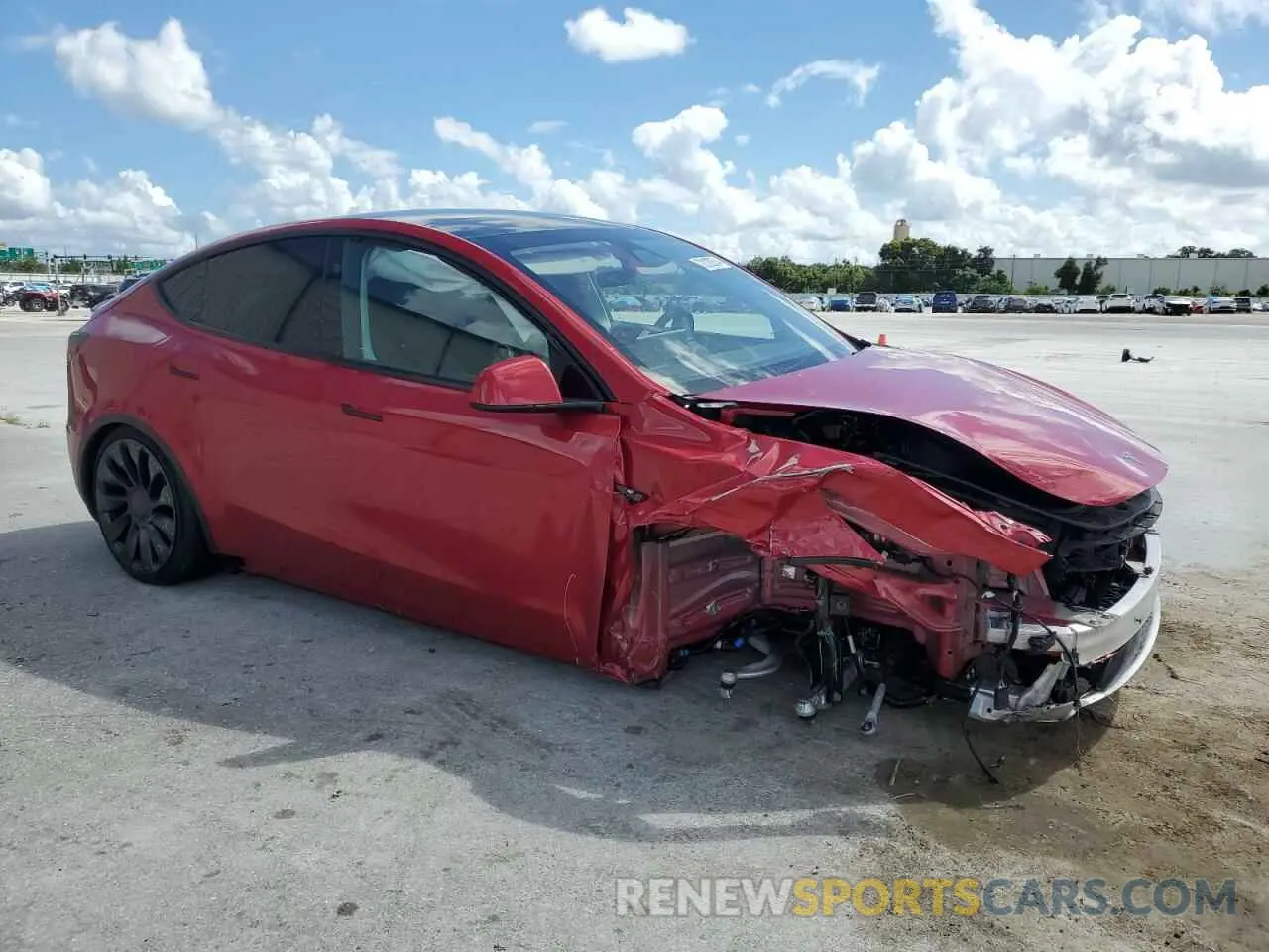 4 Photograph of a damaged car 7SAYGDEF9PF829988 TESLA MODEL Y 2023