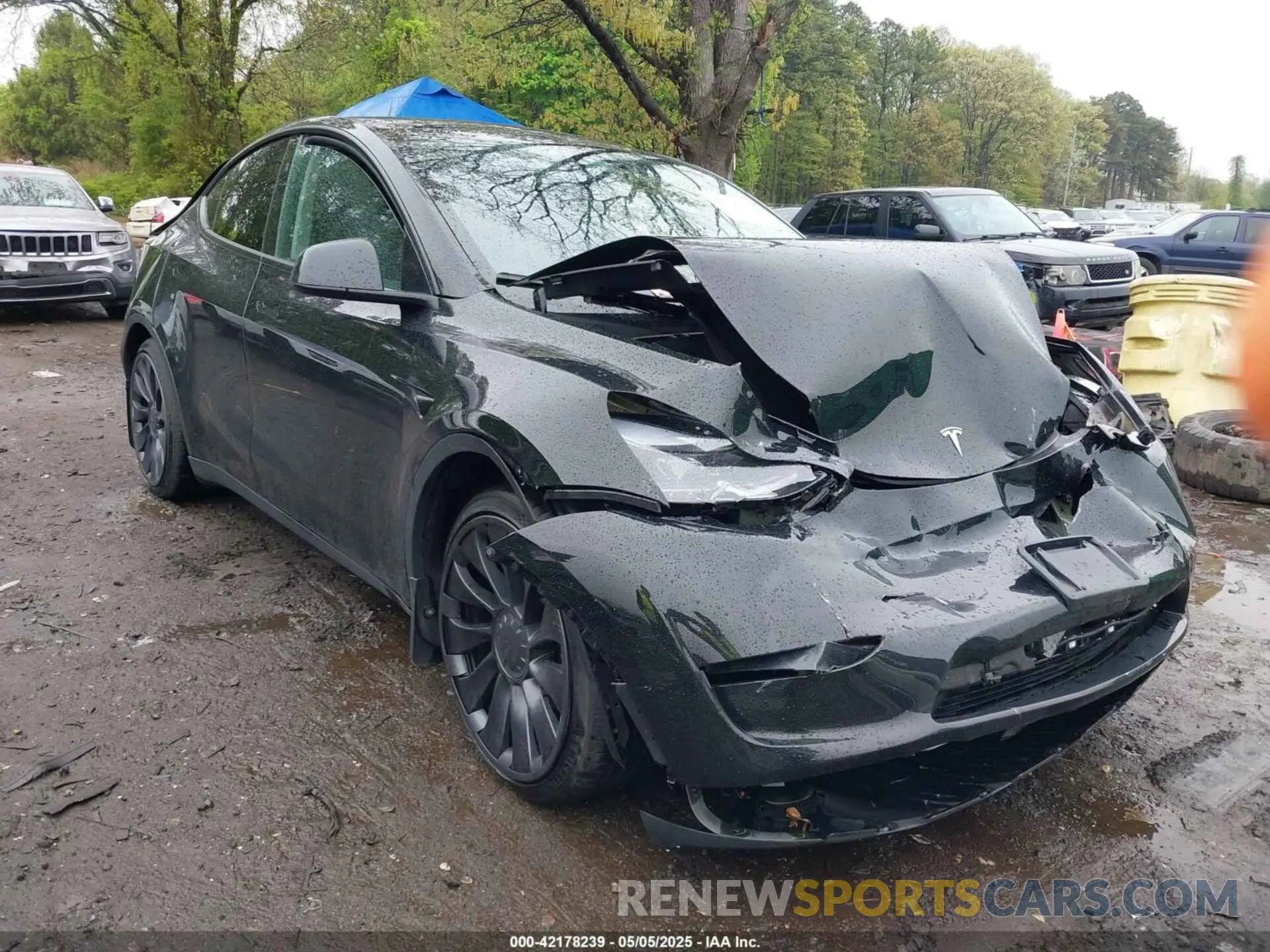 1 Photograph of a damaged car 7SAYGDEF9PF838514 TESLA MODEL Y 2023