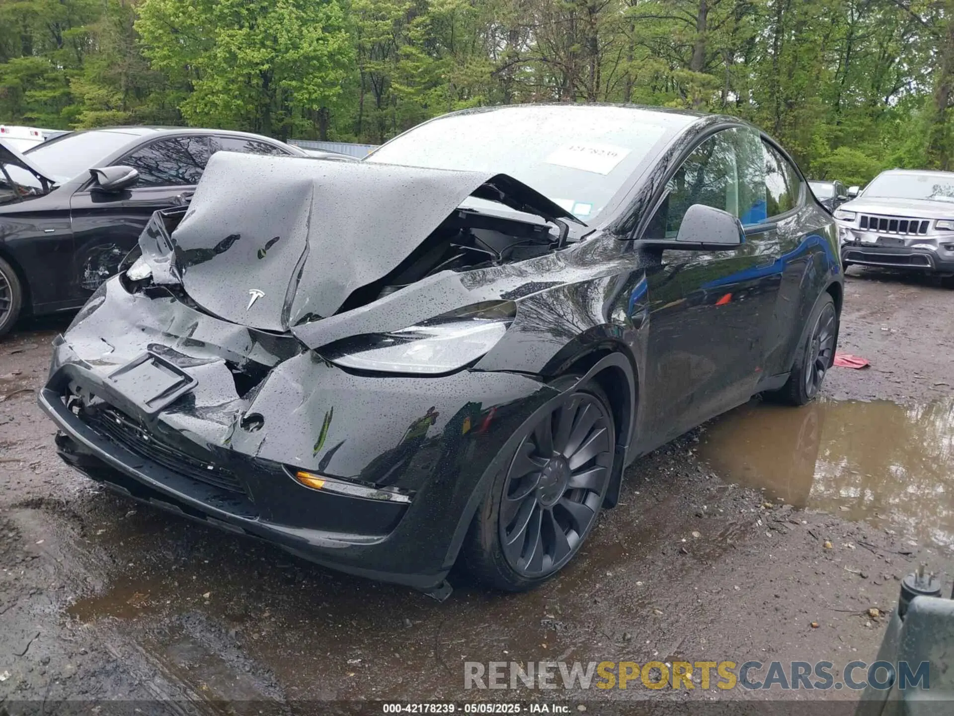 2 Photograph of a damaged car 7SAYGDEF9PF838514 TESLA MODEL Y 2023