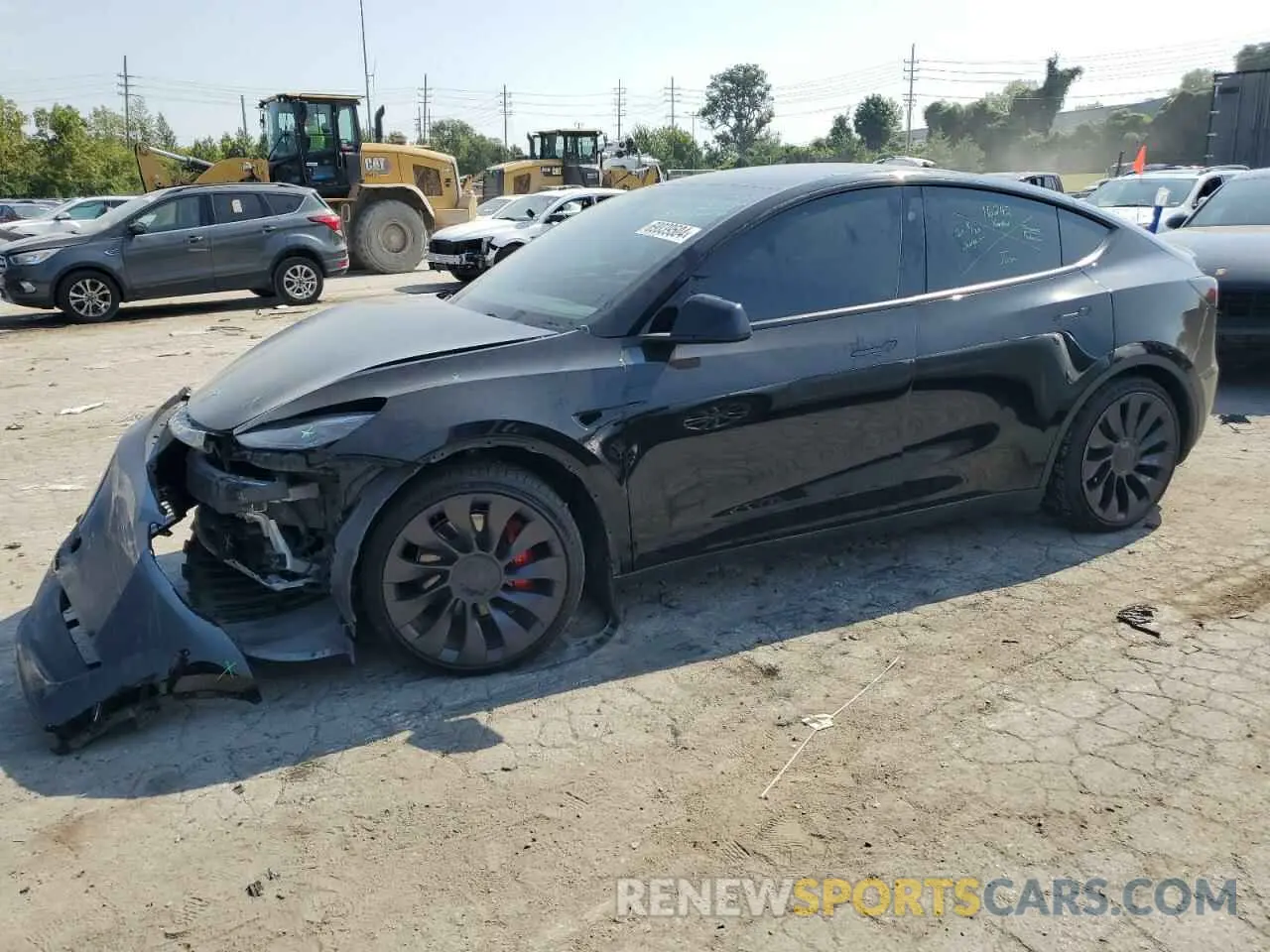 1 Photograph of a damaged car 7SAYGDEF9PF855152 TESLA MODEL Y 2023