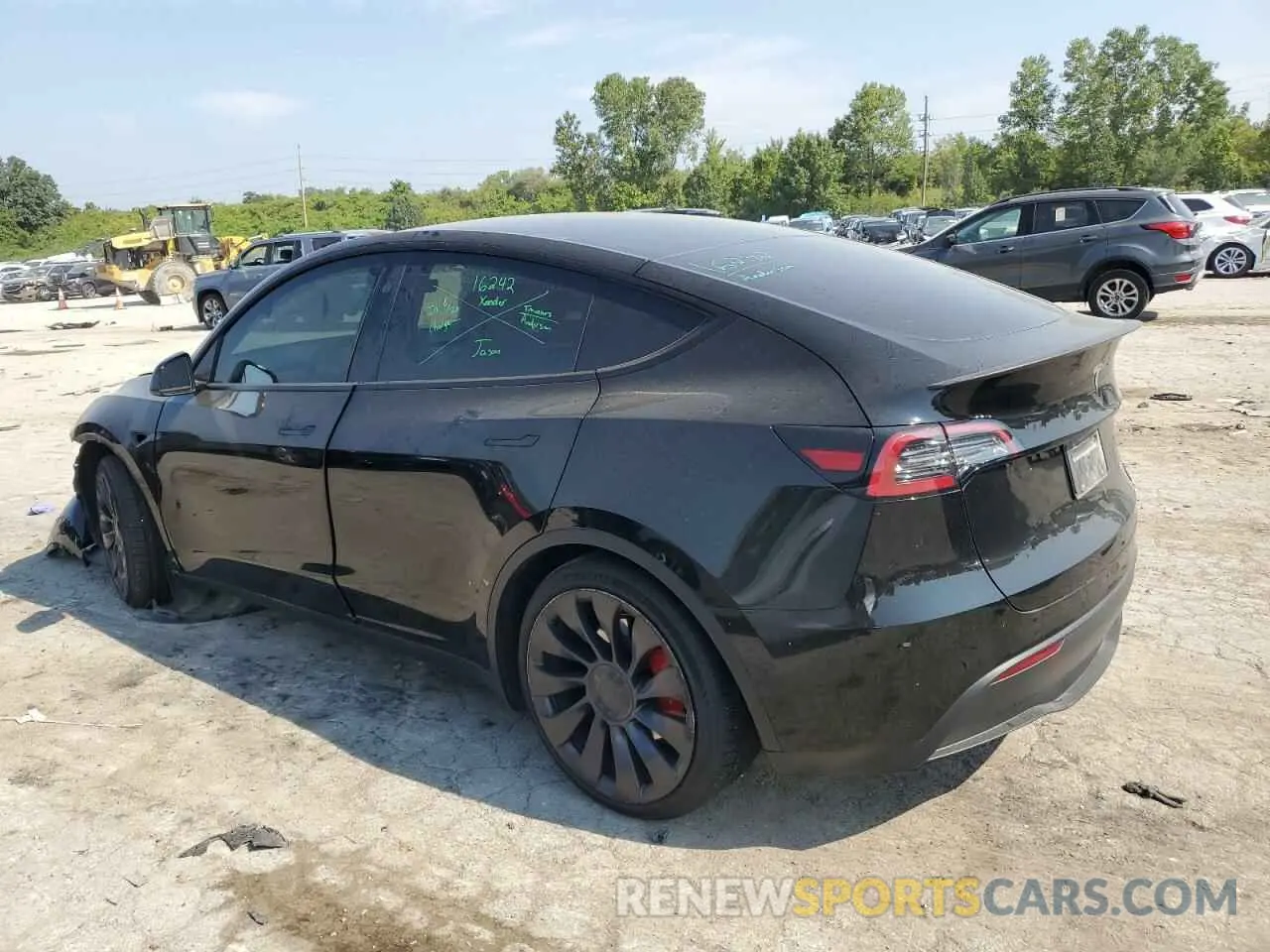 2 Photograph of a damaged car 7SAYGDEF9PF855152 TESLA MODEL Y 2023