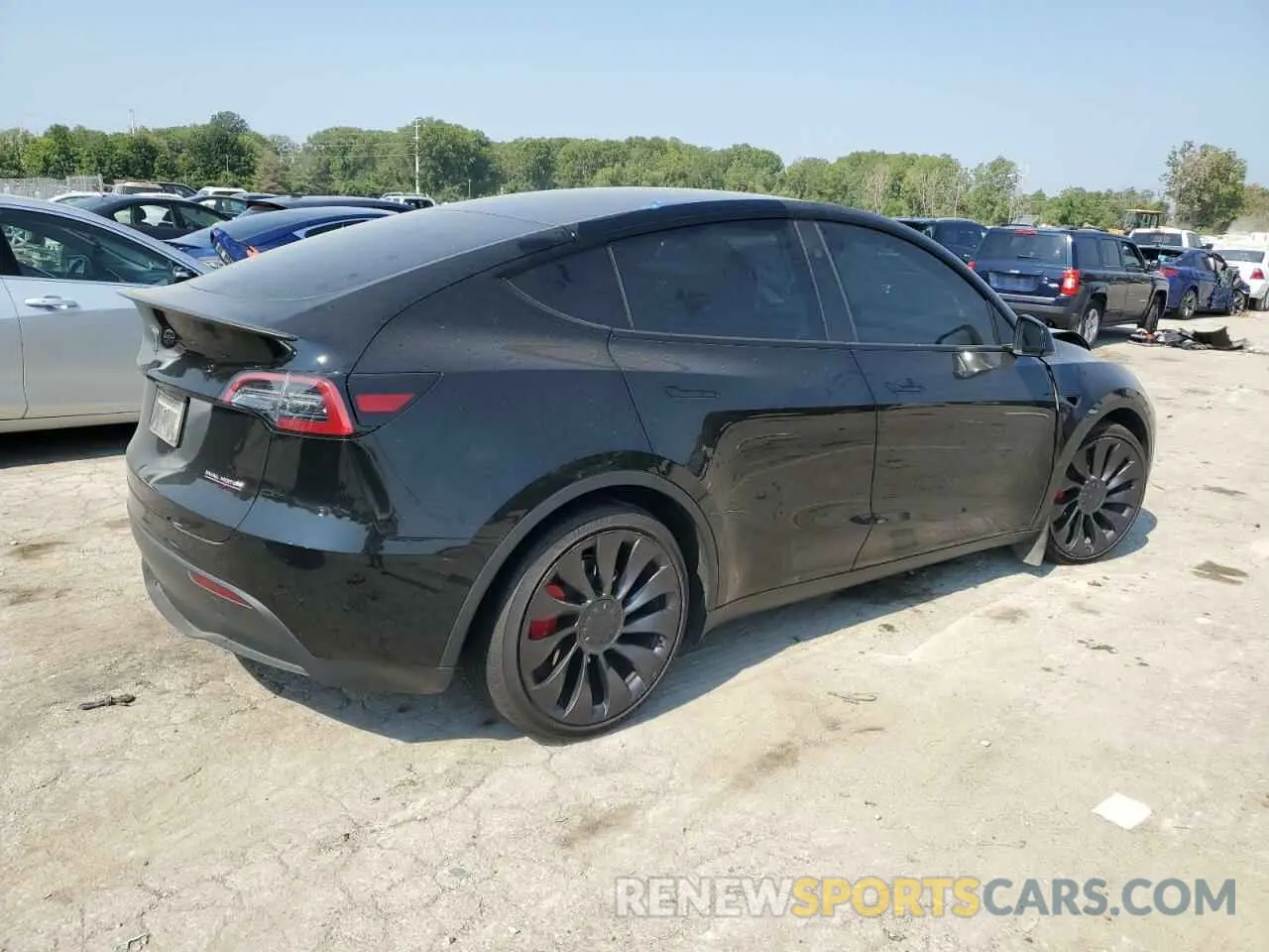 3 Photograph of a damaged car 7SAYGDEF9PF855152 TESLA MODEL Y 2023