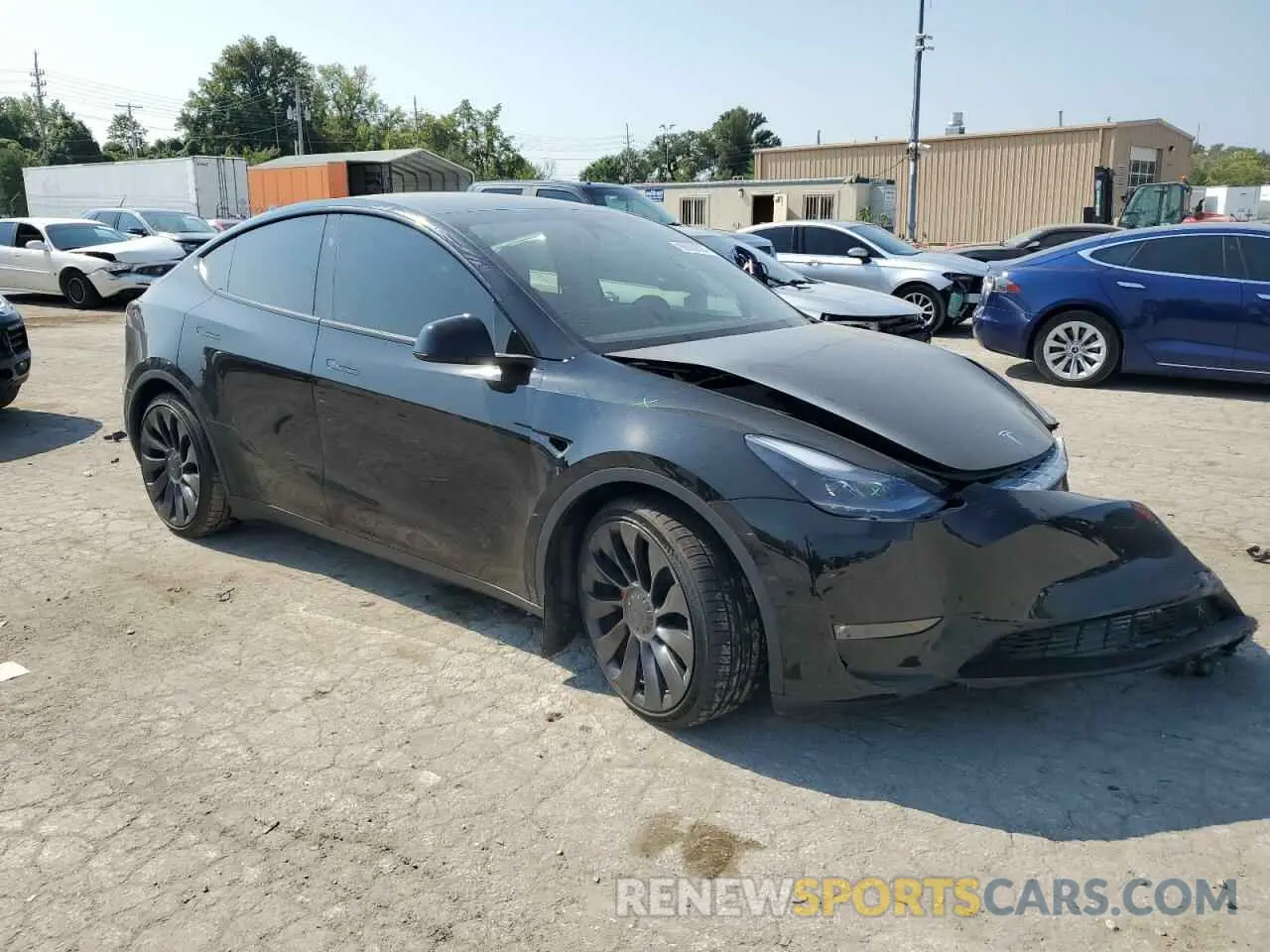 4 Photograph of a damaged car 7SAYGDEF9PF855152 TESLA MODEL Y 2023