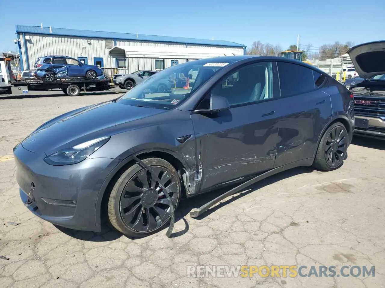 1 Photograph of a damaged car 7SAYGDEF9PF865129 TESLA MODEL Y 2023