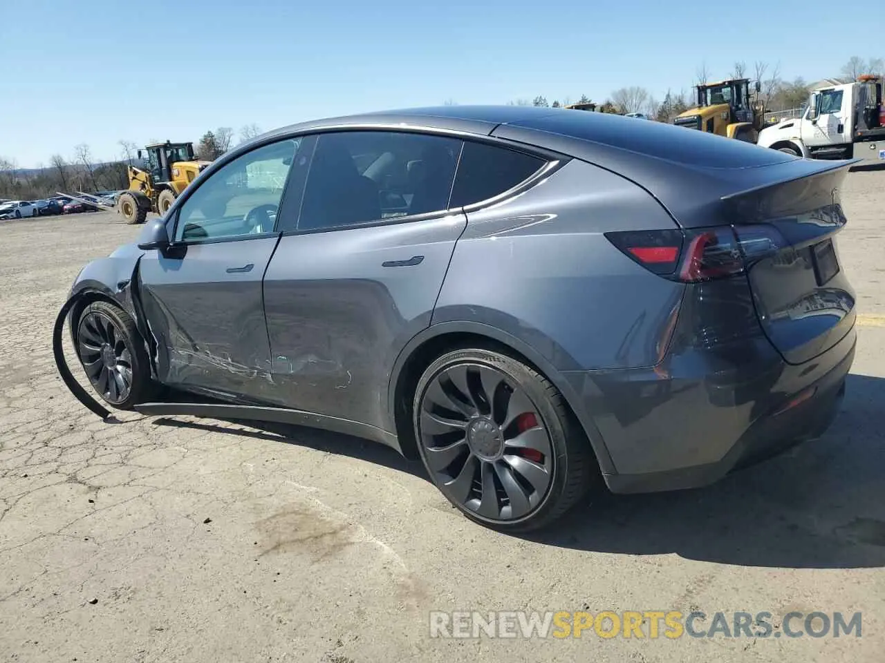 2 Photograph of a damaged car 7SAYGDEF9PF865129 TESLA MODEL Y 2023