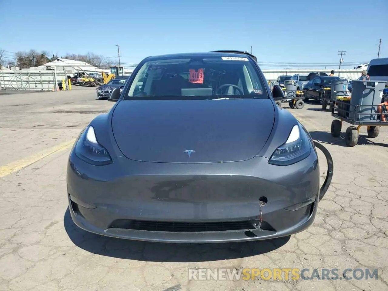 5 Photograph of a damaged car 7SAYGDEF9PF865129 TESLA MODEL Y 2023