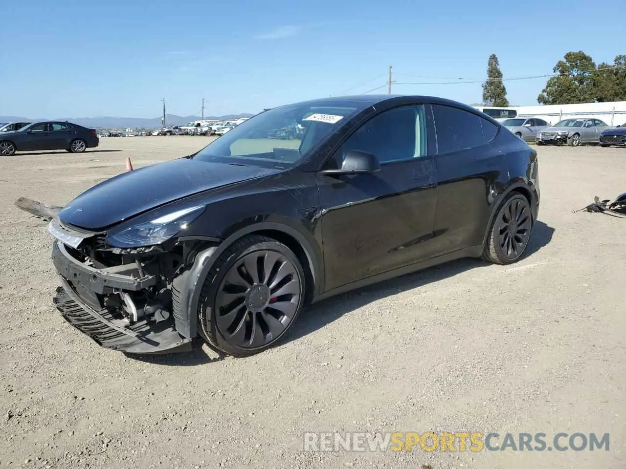 1 Photograph of a damaged car 7SAYGDEF9PF897644 TESLA MODEL Y 2023