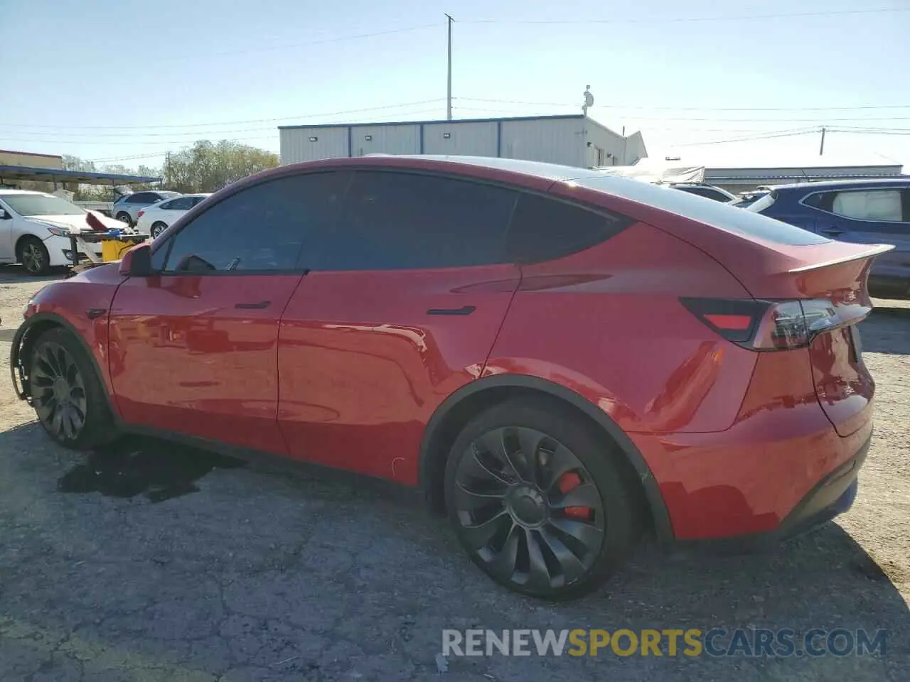 2 Photograph of a damaged car 7SAYGDEF9PF920016 TESLA MODEL Y 2023