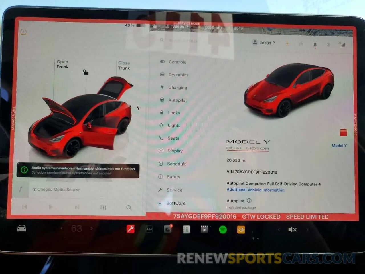 9 Photograph of a damaged car 7SAYGDEF9PF920016 TESLA MODEL Y 2023