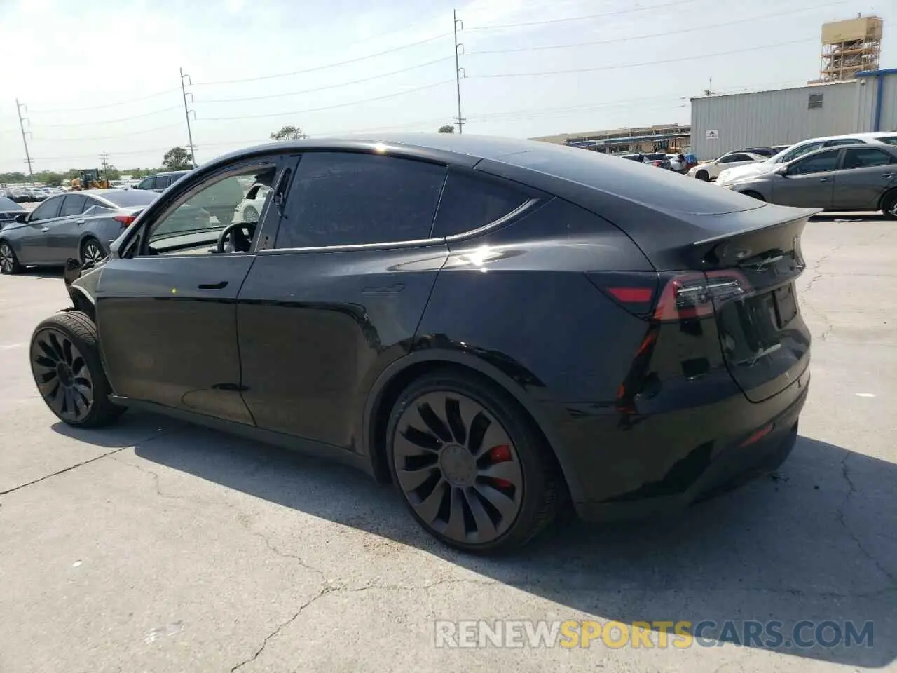 2 Photograph of a damaged car 7SAYGDEF9PF947667 TESLA MODEL Y 2023