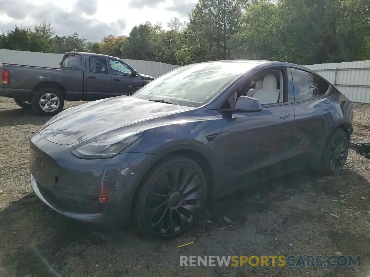 1 Photograph of a damaged car 7SAYGDEFXPF644994 TESLA MODEL Y 2023