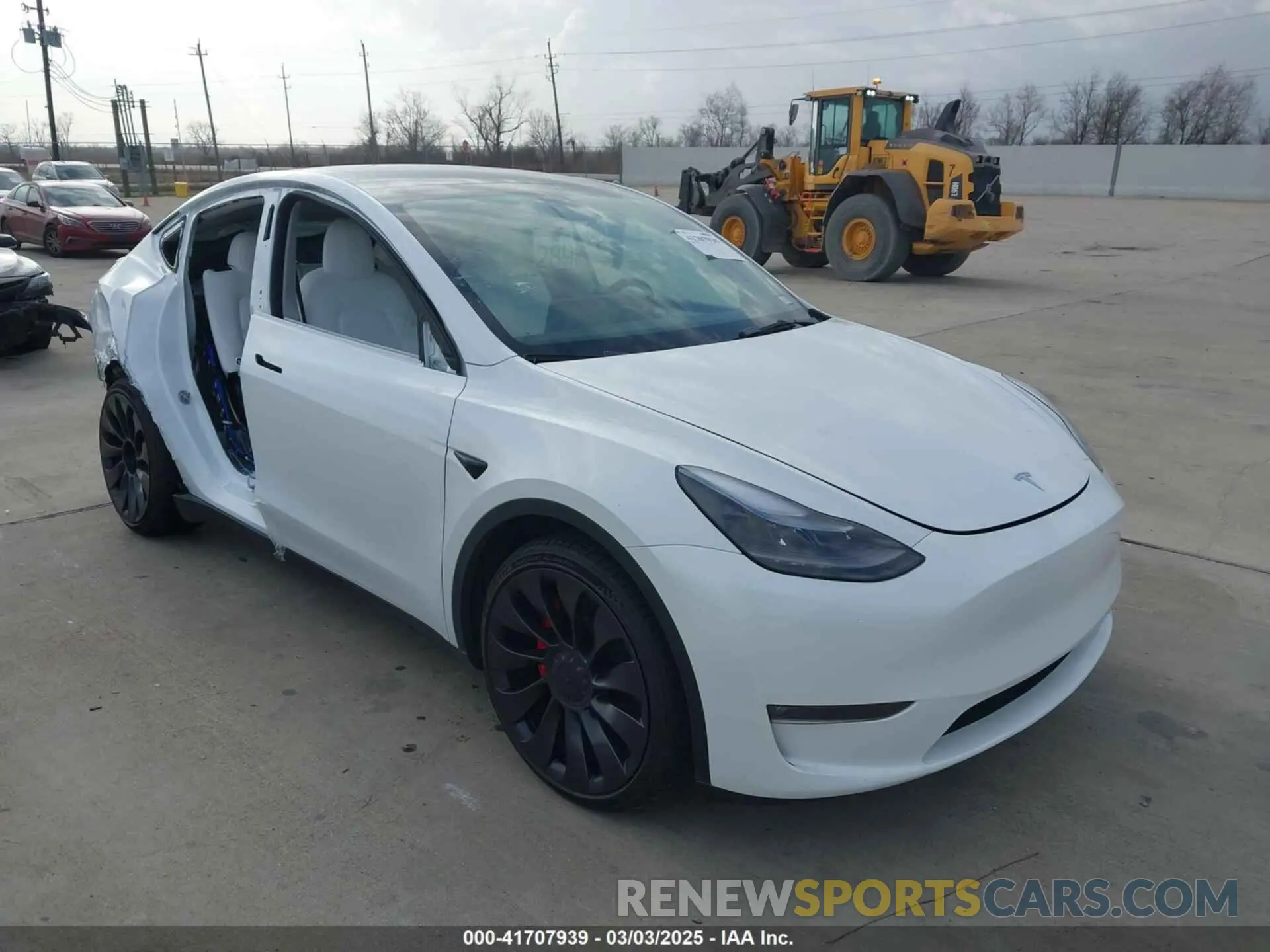1 Photograph of a damaged car 7SAYGDEFXPF661889 TESLA MODEL Y 2023
