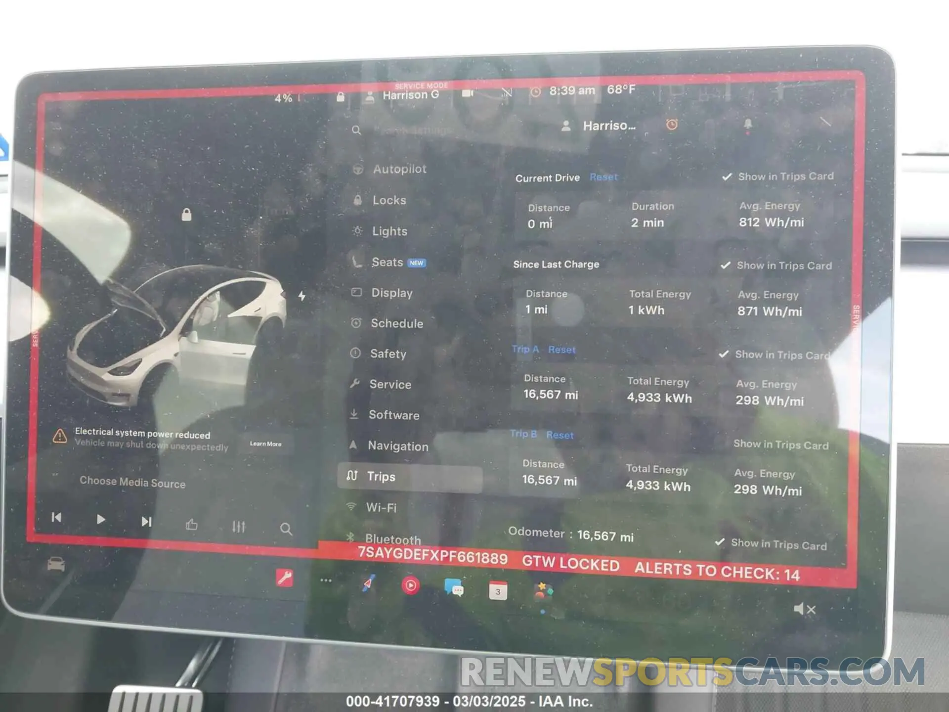 15 Photograph of a damaged car 7SAYGDEFXPF661889 TESLA MODEL Y 2023