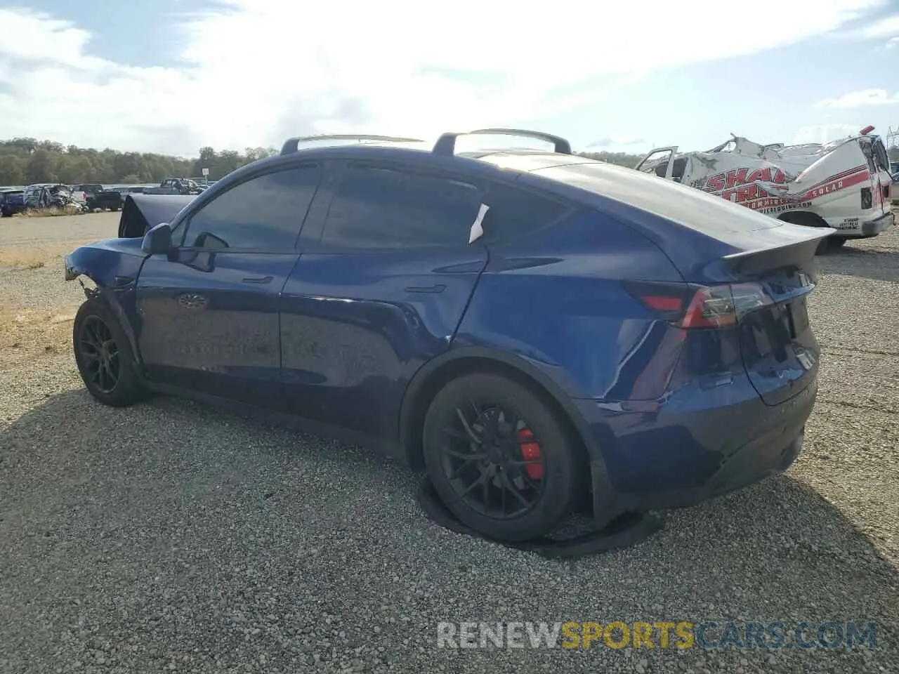 2 Photograph of a damaged car 7SAYGDEFXPF787881 TESLA MODEL Y 2023