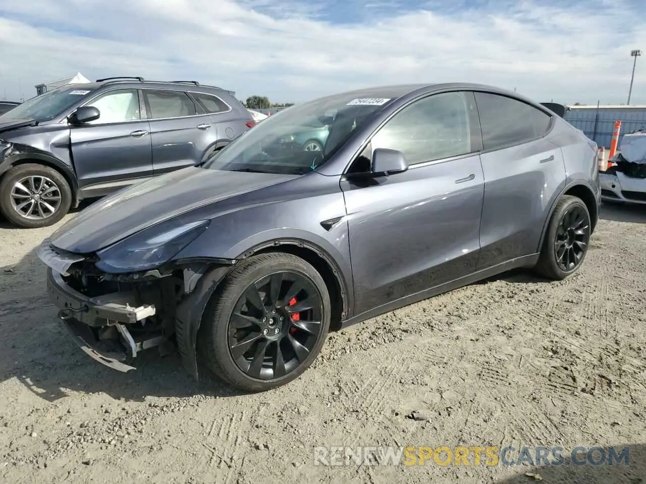1 Photograph of a damaged car 7SAYGDEFXPF850123 TESLA MODEL Y 2023