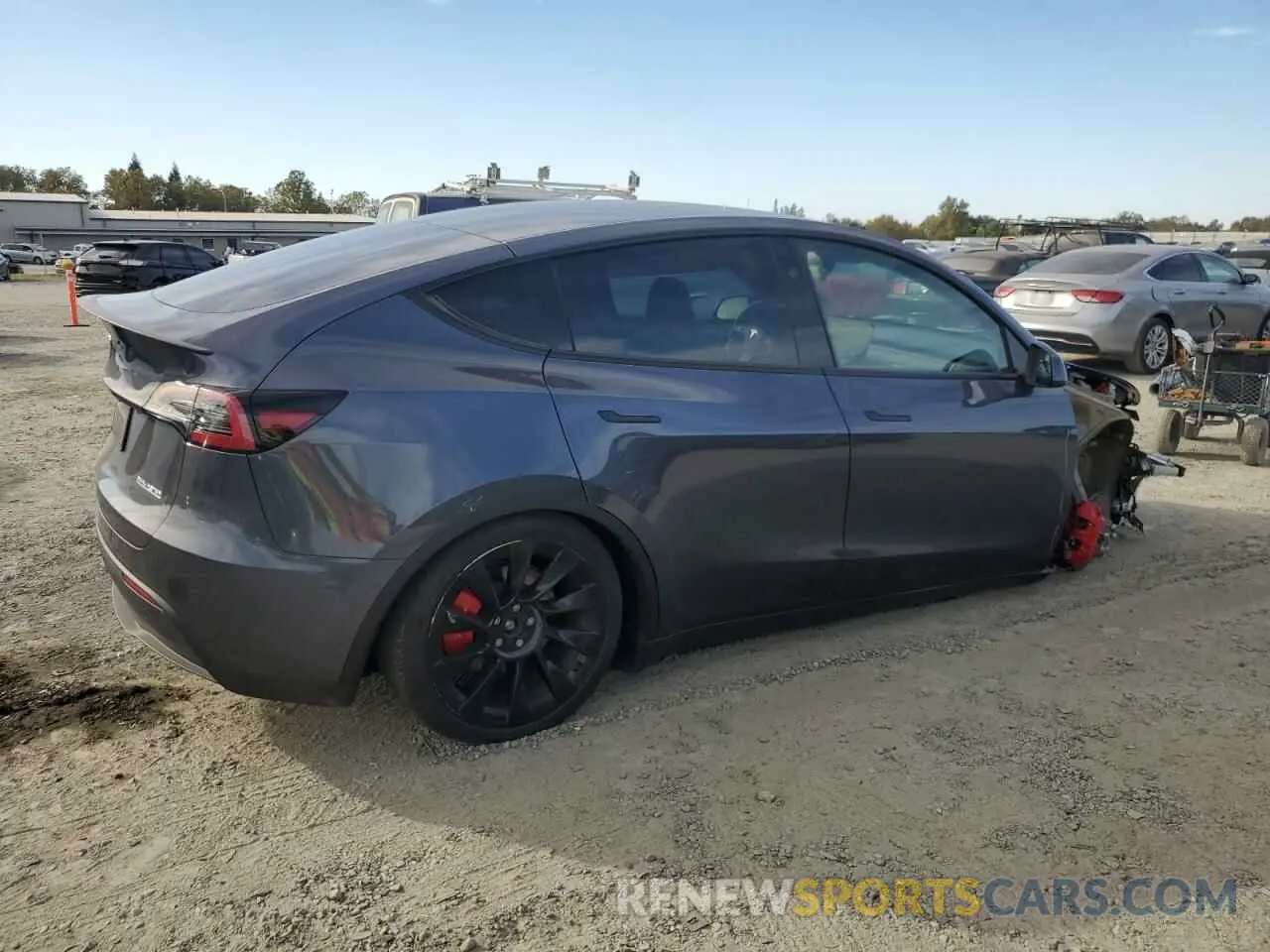3 Photograph of a damaged car 7SAYGDEFXPF850123 TESLA MODEL Y 2023
