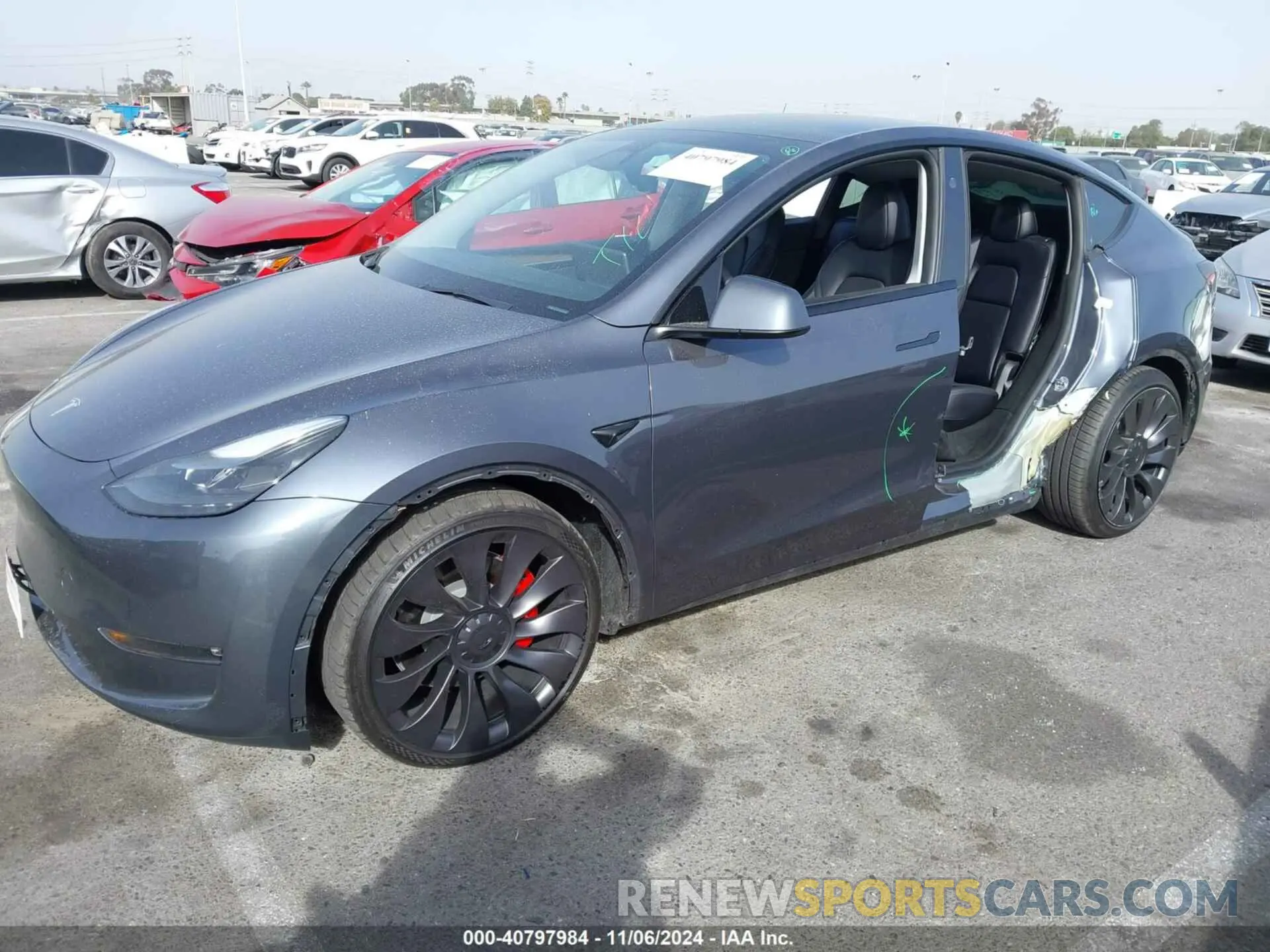 2 Photograph of a damaged car 7SAYGDEFXPF856925 TESLA MODEL Y 2023