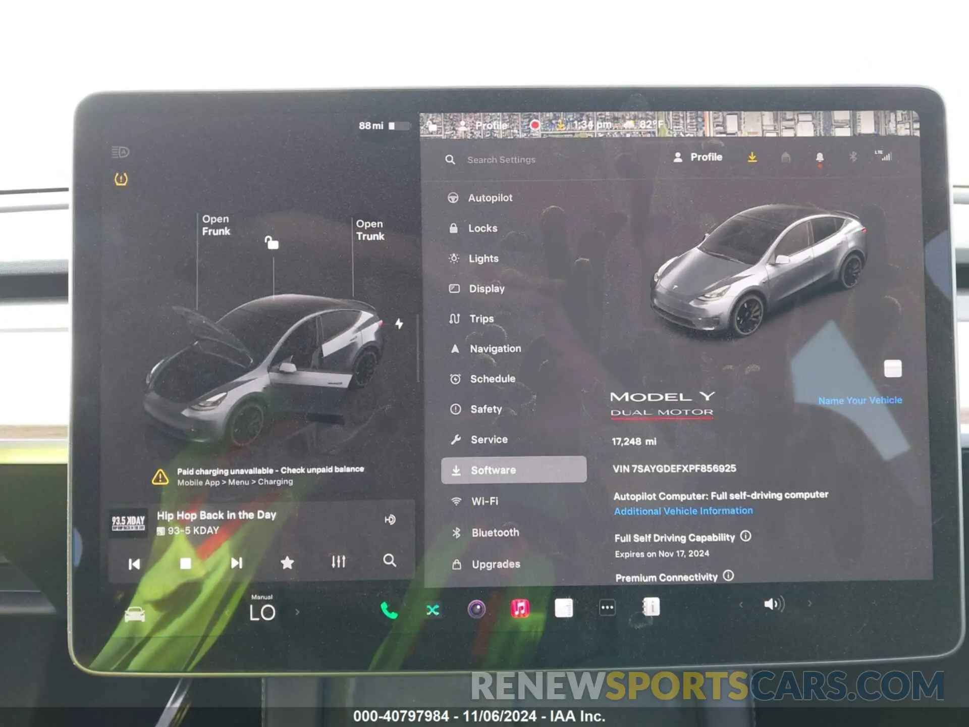 7 Photograph of a damaged car 7SAYGDEFXPF856925 TESLA MODEL Y 2023