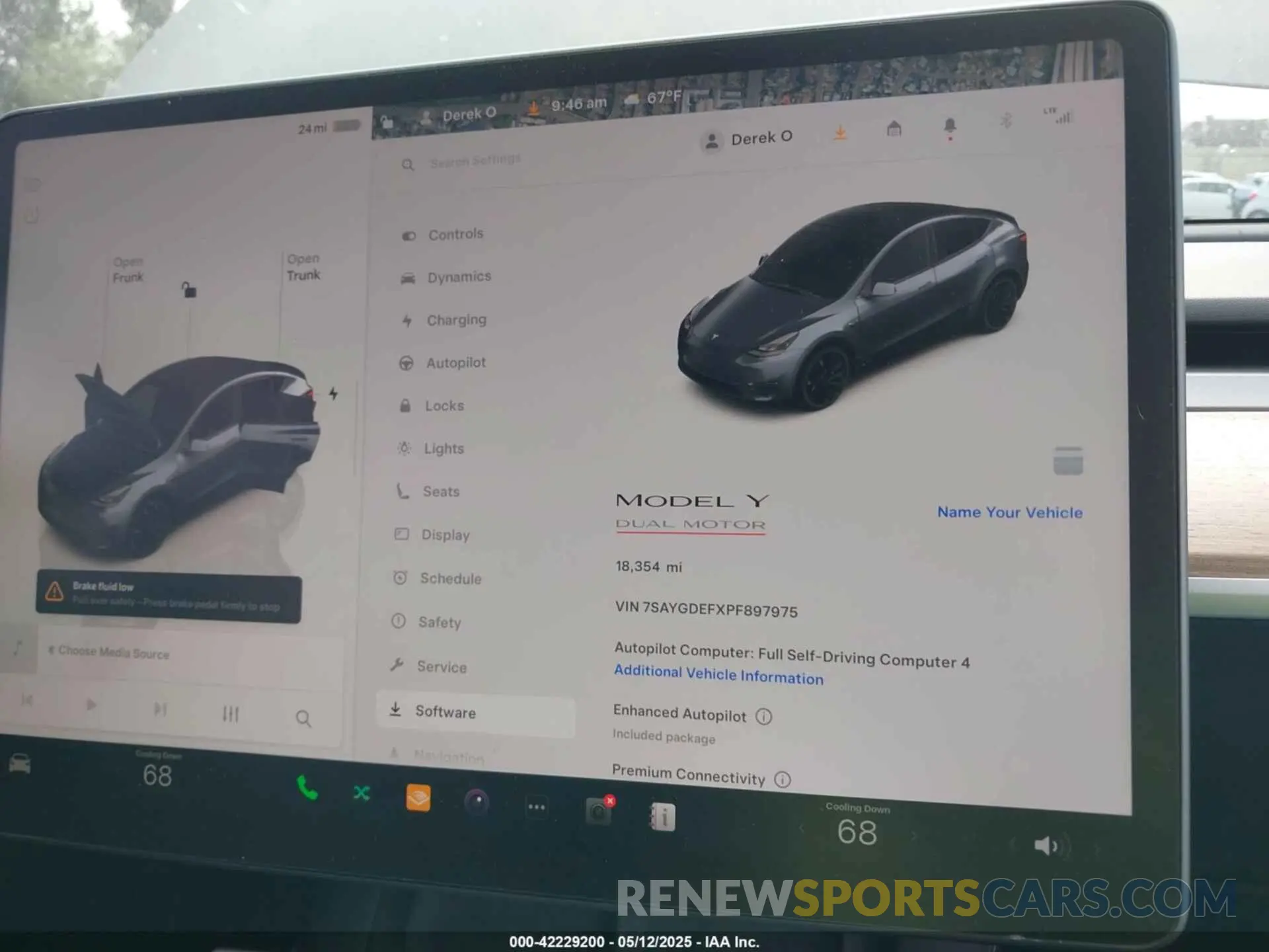 16 Photograph of a damaged car 7SAYGDEFXPF897975 TESLA MODEL Y 2023