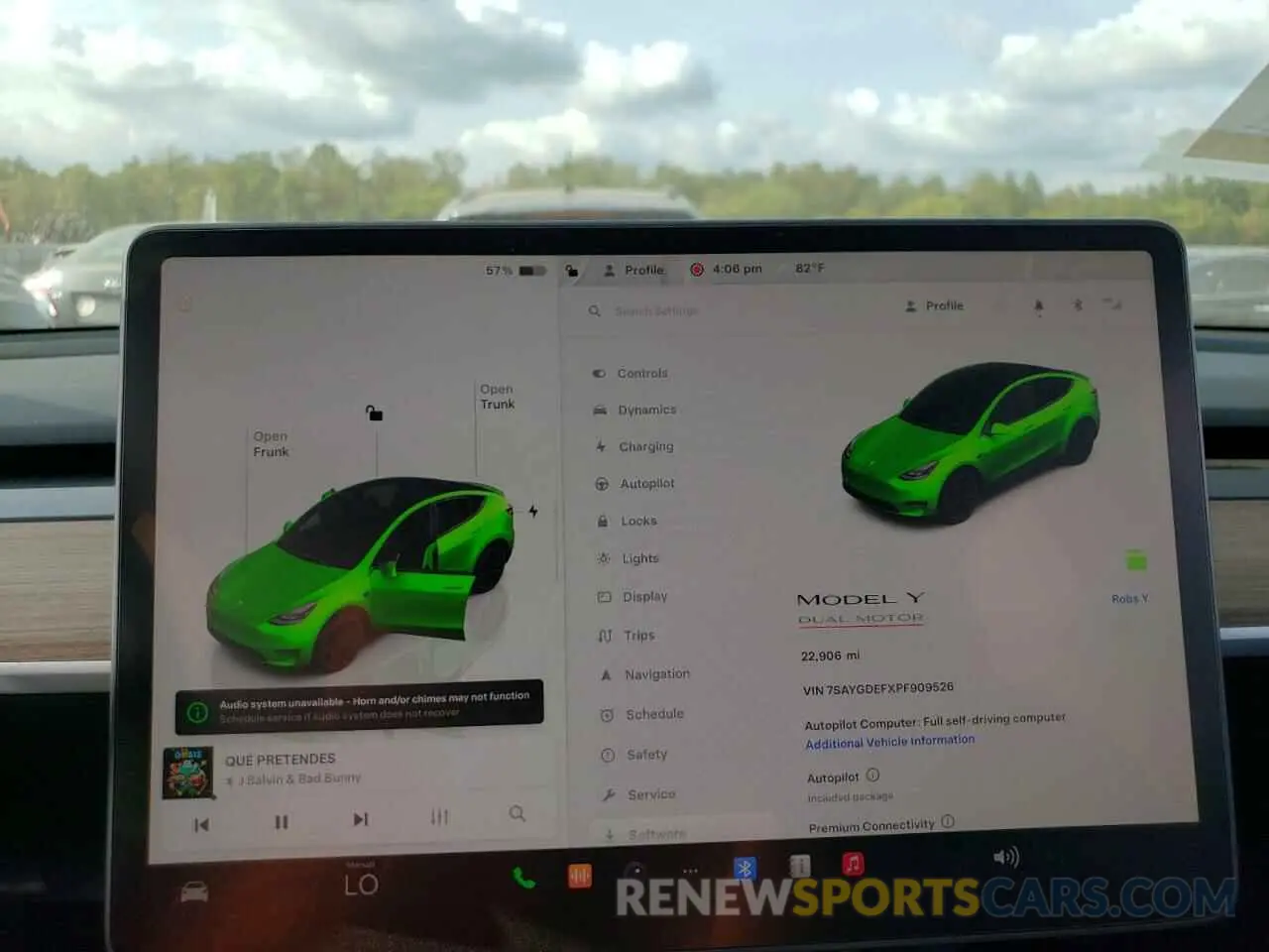 9 Photograph of a damaged car 7SAYGDEFXPF909526 TESLA MODEL Y 2023