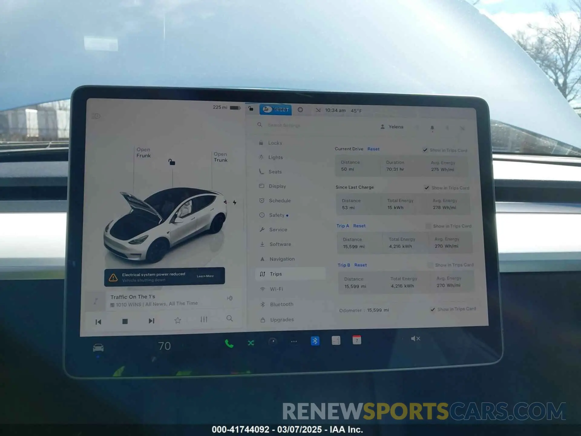 7 Photograph of a damaged car 7SAYGDEFXPF916976 TESLA MODEL Y 2023